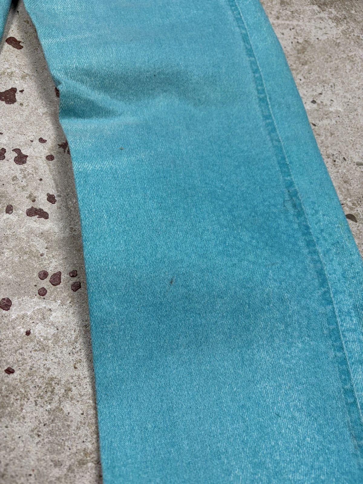 Roberto Cavalli Vintage 90s Roberto Cavalli Jeans Blue Fish Scale Denim Pant Size 28" / US 6 / IT 42 - 15 Thumbnail