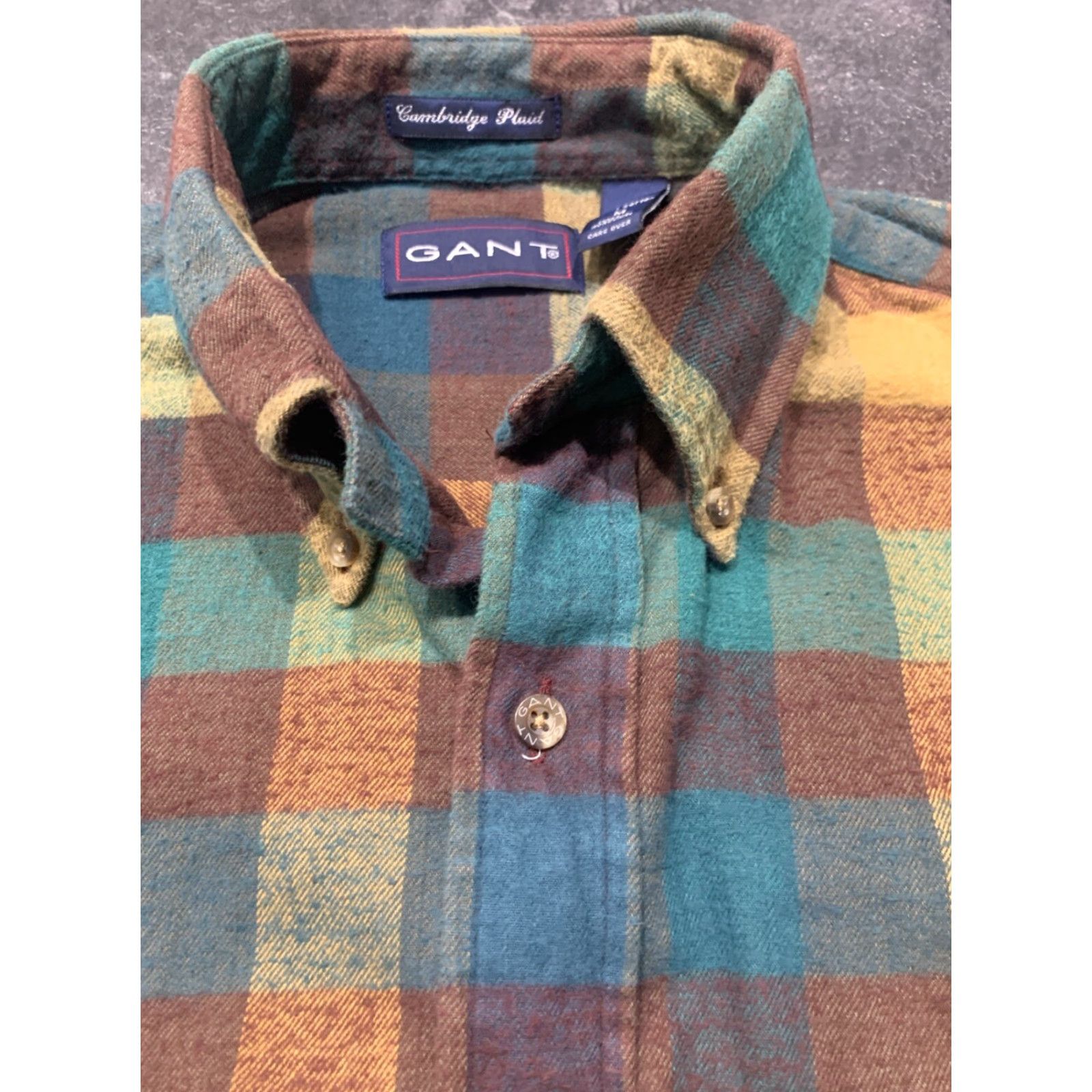 Gant Vintage Gant Shirt Mens Medium M Cambridge Plaid Flannel Long Sleeve Outdoor Size US M / EU 48-50 / 2 - 6 Thumbnail