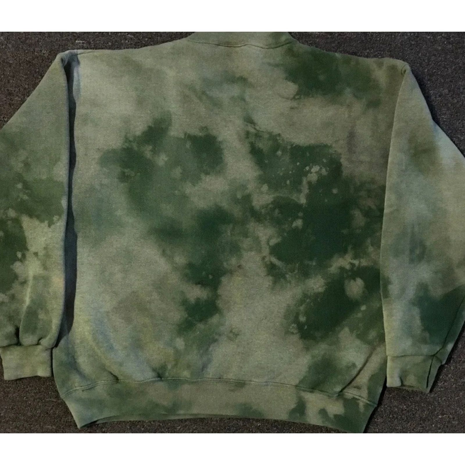 Vintage VINTAGE 90s Discus Inhouse Mind Faded Acid Washed Sweatshirt M USA Surf Skate Grunge Vaporwave Beach OP Hoodie Men Green Size M Size US M / EU 48-50 / 2 - 2 Thumbnail