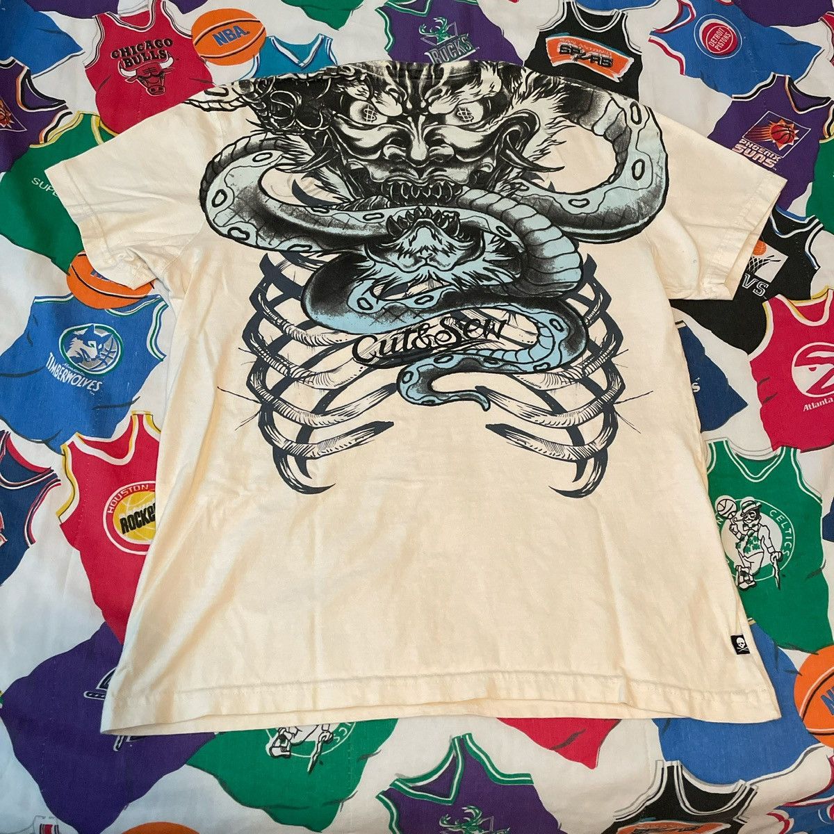 Ecko Unltd. × Ed Hardy × Marc Ecko Y2K Marc Ecko Affliction Grunge Skull Wings Style Tee Size US L / EU 52-54 / 3 - 2 Thumbnail