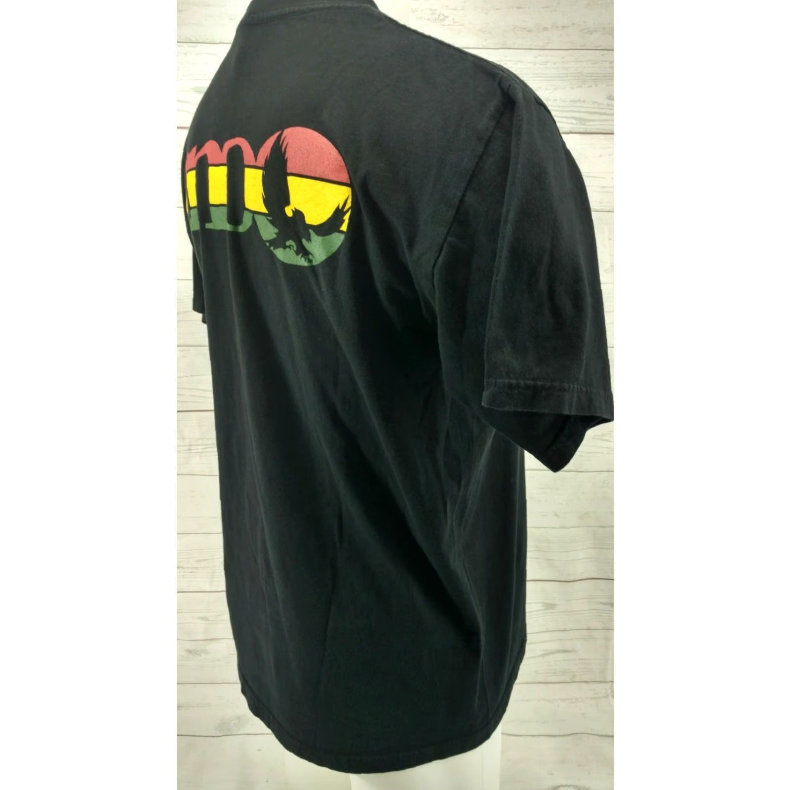 Gildan Gildan T-Shirt Mens ENO Hammock Black 2-Sided Graphic Regular Fit Crew Neck Short Sleeve Medium/Adult Mens Black Graphic Print Logo 2-Sided Preowned Size US M / EU 48-50 / 2 - 6 Thumbnail