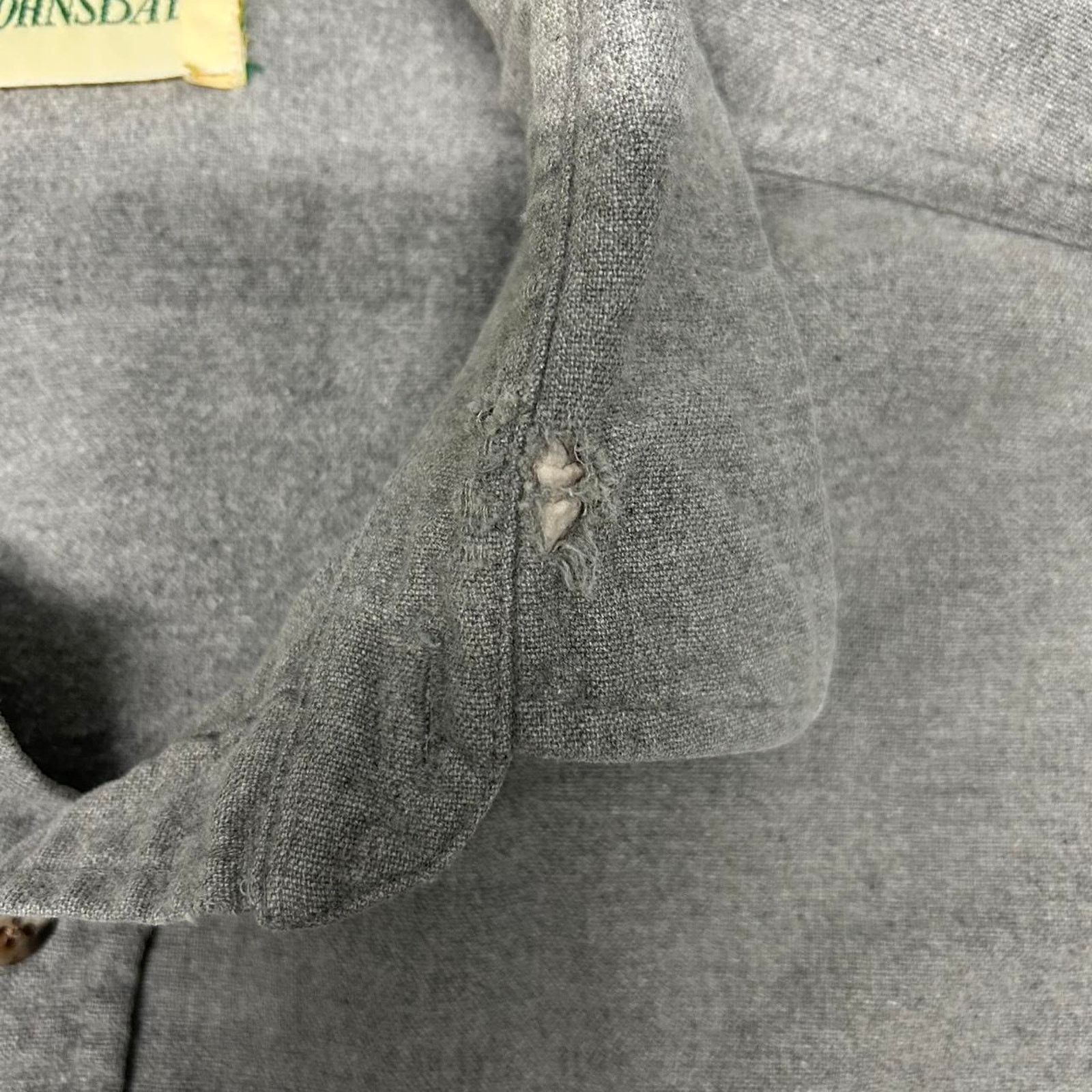 Other VTG Grey button-up flannel shirt Size US XL / EU 56 / 4 - 5 Thumbnail