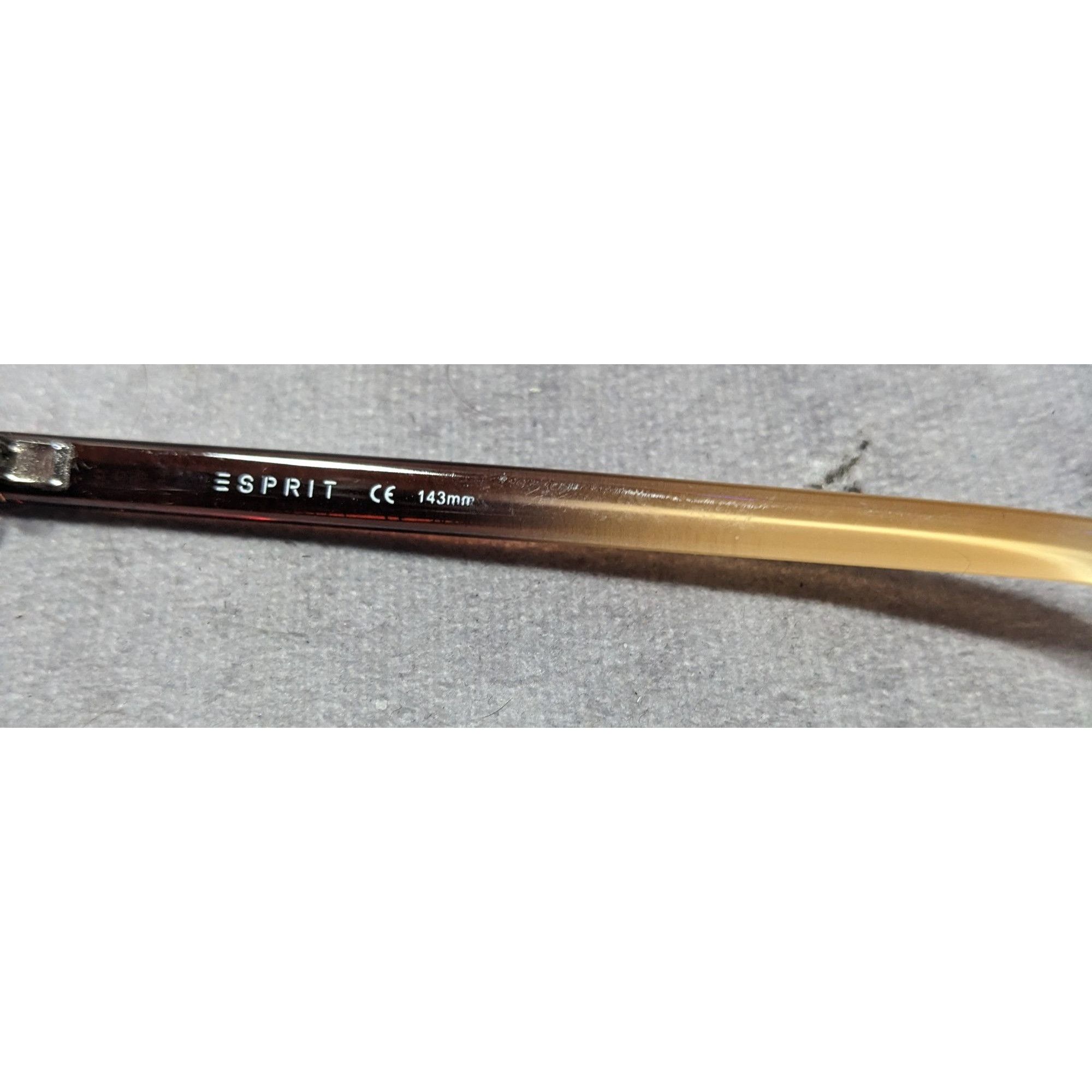 Esprit Esprit Brown Fade Retro Square Casual Sunglasses Size ONE SIZE - 6 Thumbnail