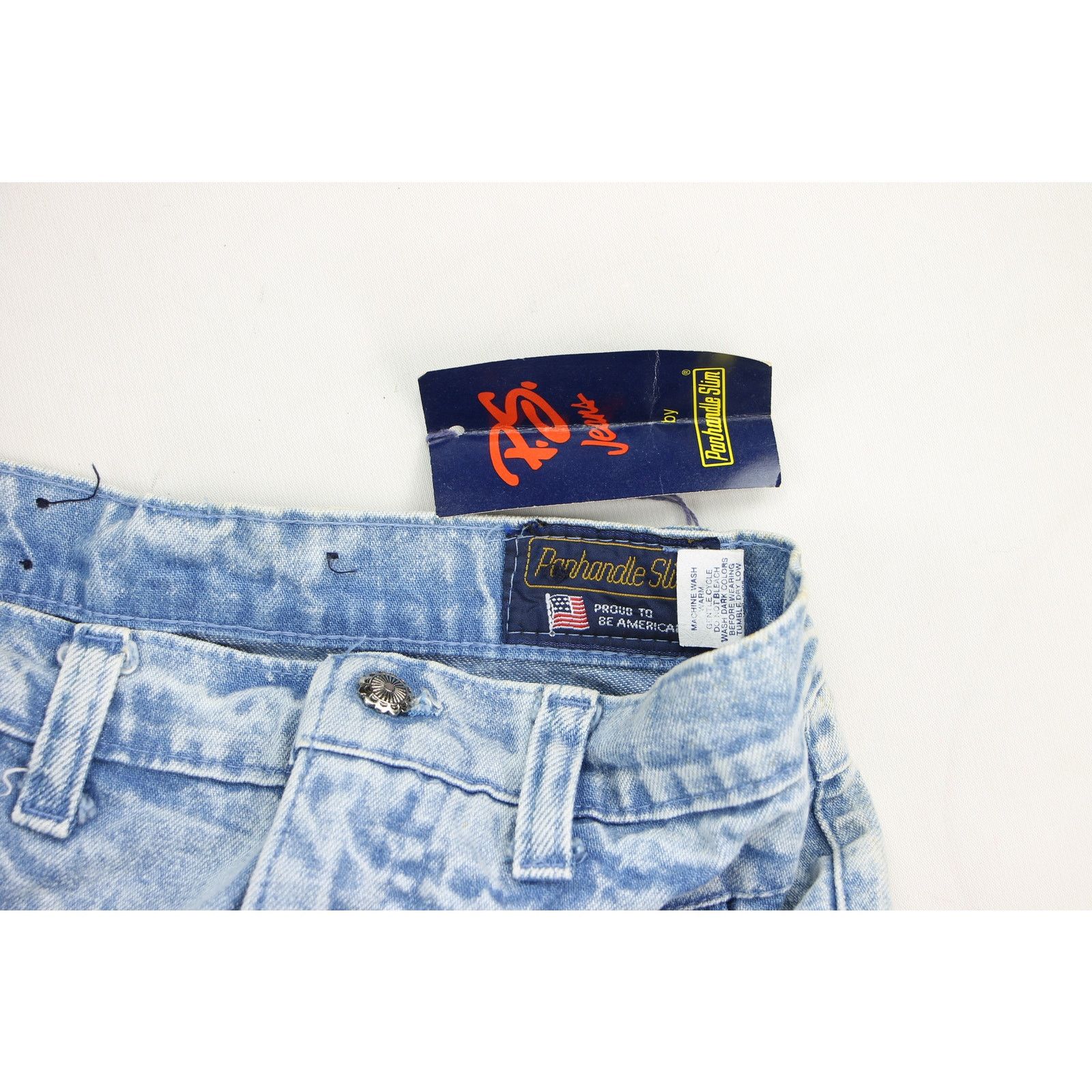Vintage Panhandle Slim Acid Wash 90s Jeans Size 26 Size 26" / US 2 / IT 38 - 3 Thumbnail
