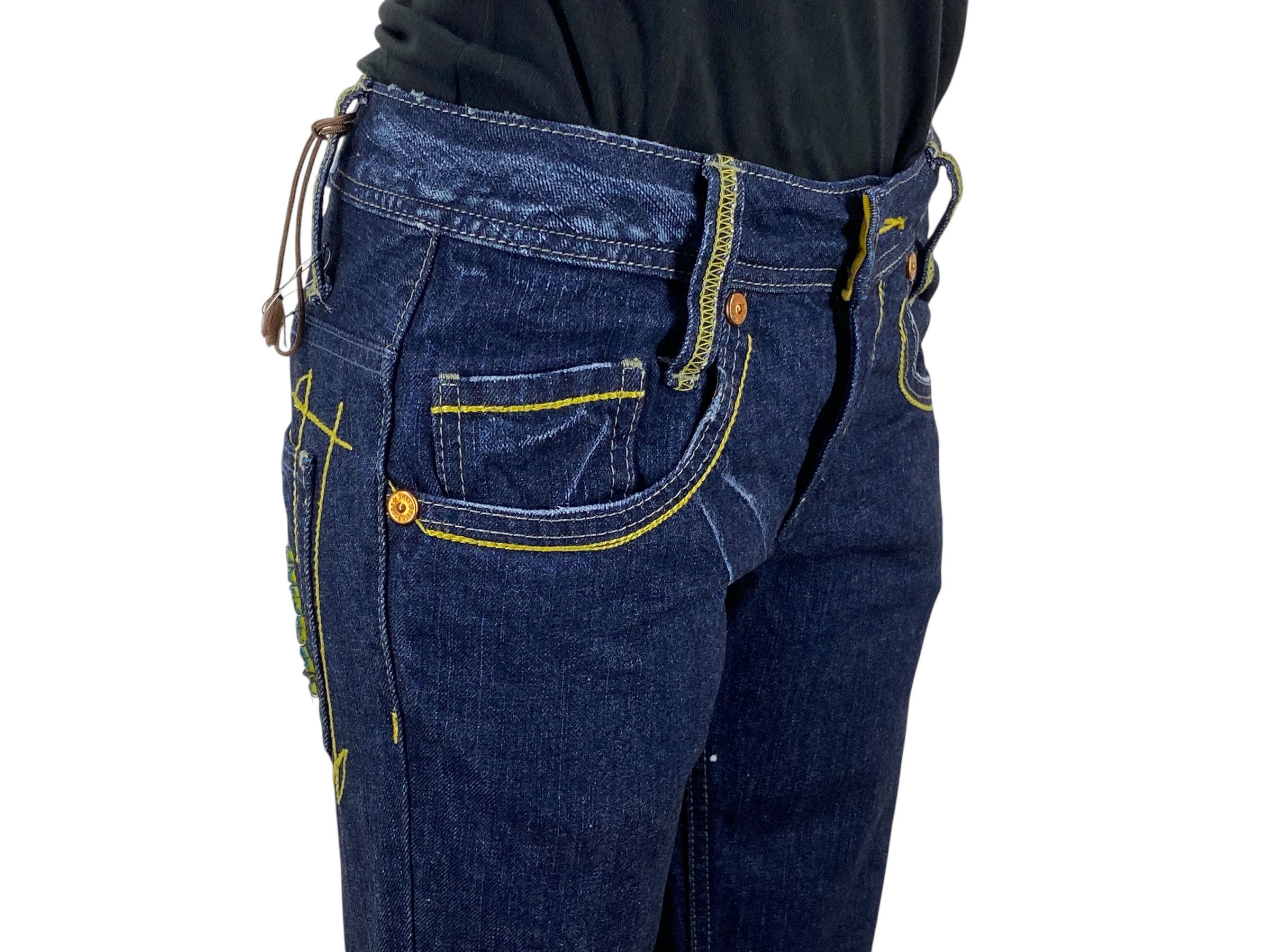 Japanese Brand Et Boîte Jeans Low Rise Skinny Jeans Size 24" / US 00 / IT 34 - 6 Thumbnail