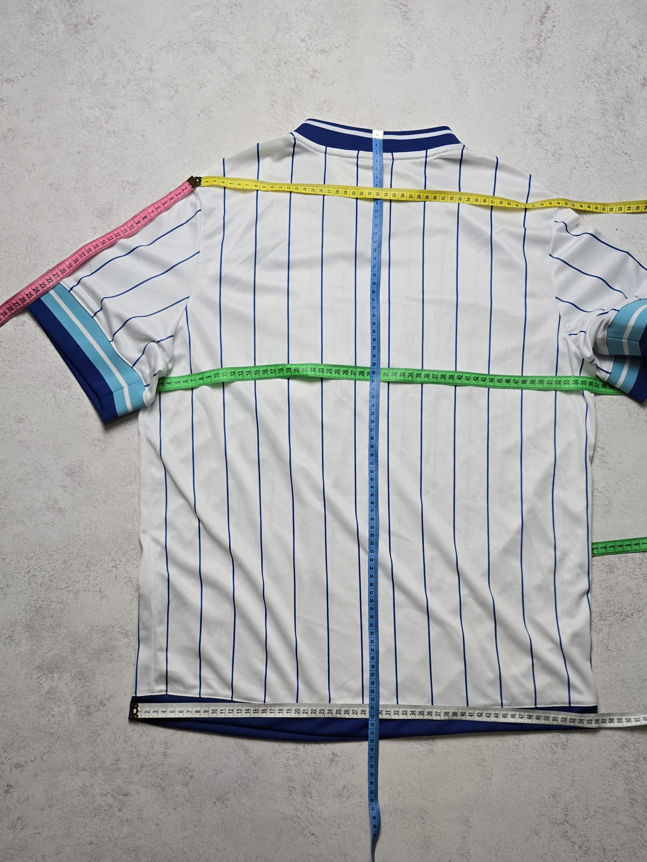 Fubu Vintage Fubu Harlem Y2K Rare White Pinstripe jersey Size US S / EU 44-46 / 1 - 4 Thumbnail