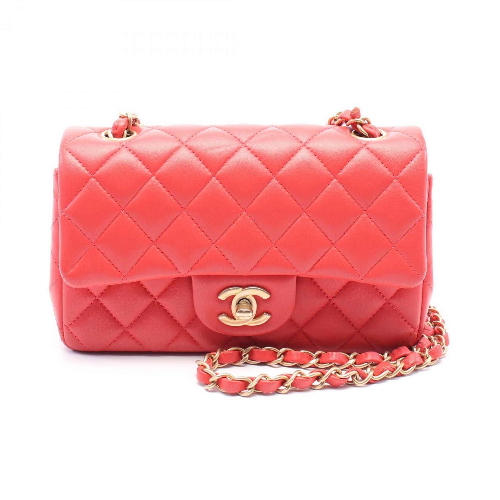 Chanel Chanel Mini Matelassé Leather Shoulder Bag Pink Leather Crossbody Bag A69900, Women's