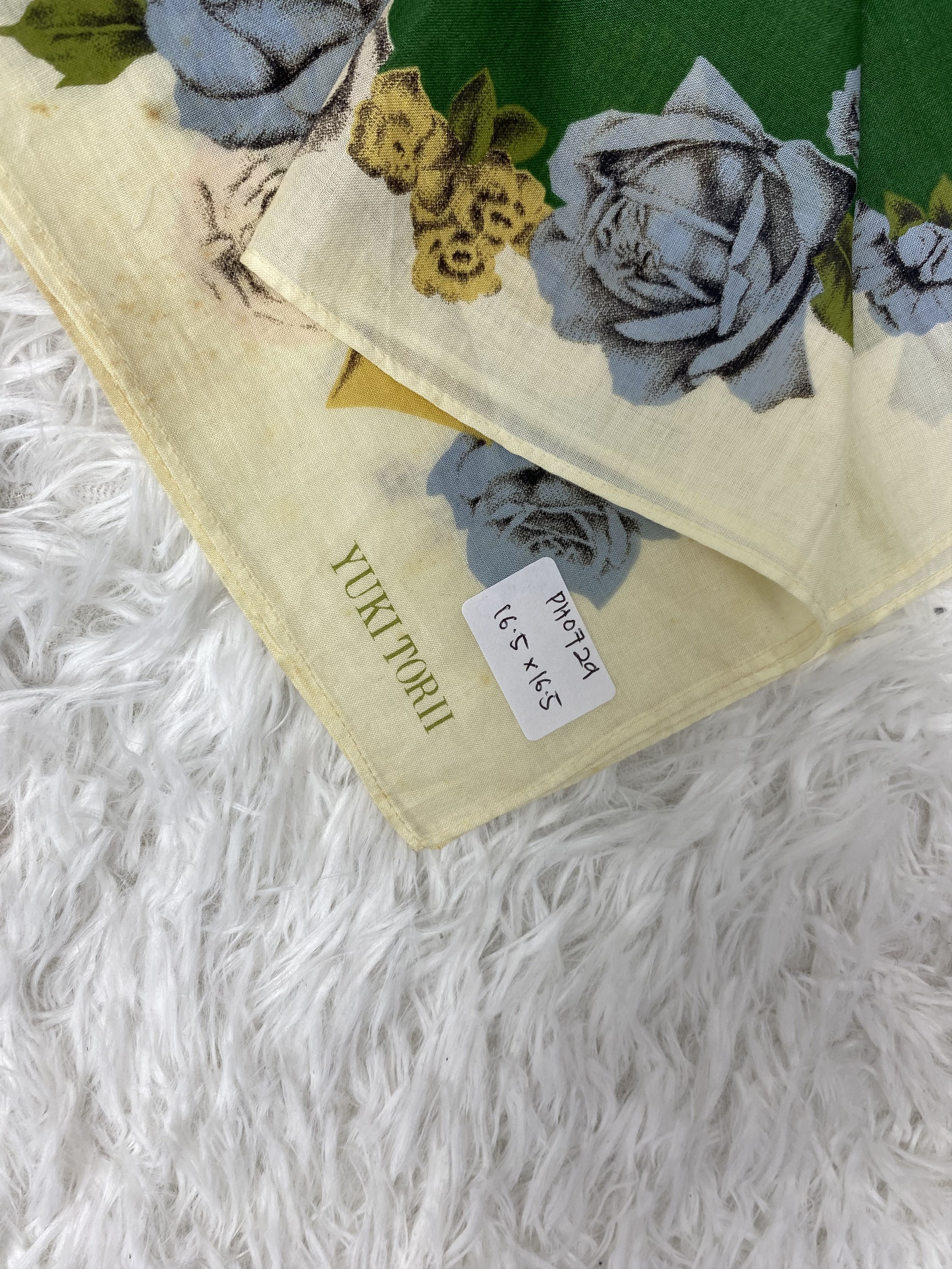 Designer × Vintage Vintage Yuki Torii Handkerchief Neckerchief PH0729 Size ONE SIZE - 2 Thumbnail