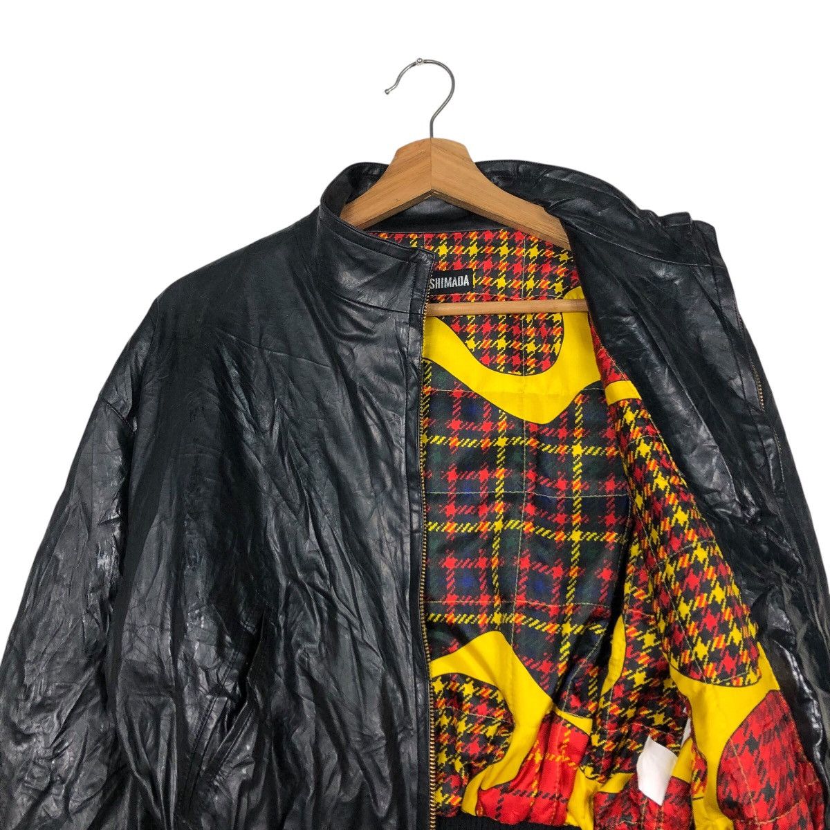 Japanese Brand Vintage Bomber Leather Jacket 49Av Junko Shimada Full Print Size US M / EU 48-50 / 2 - 13 Thumbnail