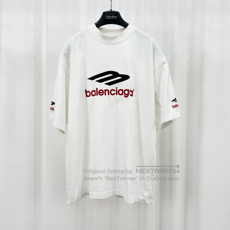 Balenciaga Balenciaga 3B Embroidered Letter Short Sleeve Size US XS / EU 42 / 0 - 1 Thumbnail