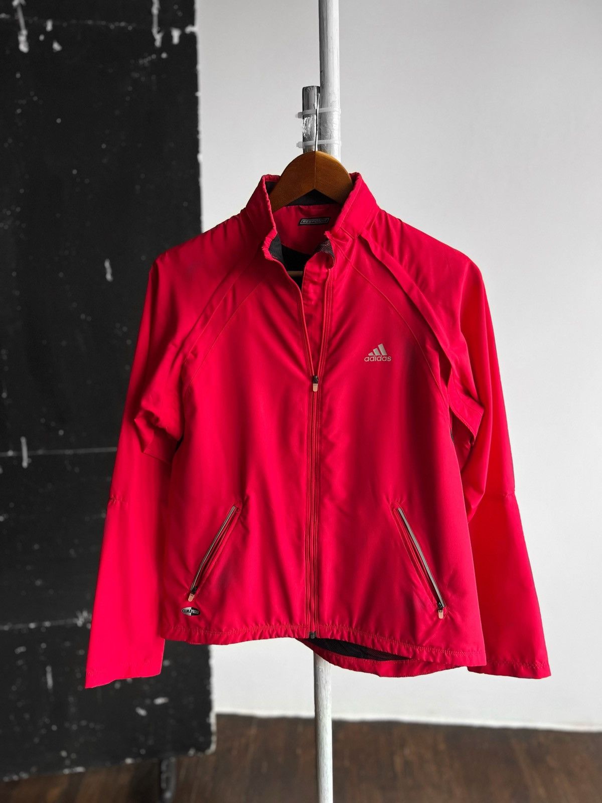 Adidas Adidas Response Hot Pink Womens Full Zip Jacket Vest 2 in 1 Size M / US 6-8 / IT 42-44 - 1 Thumbnail