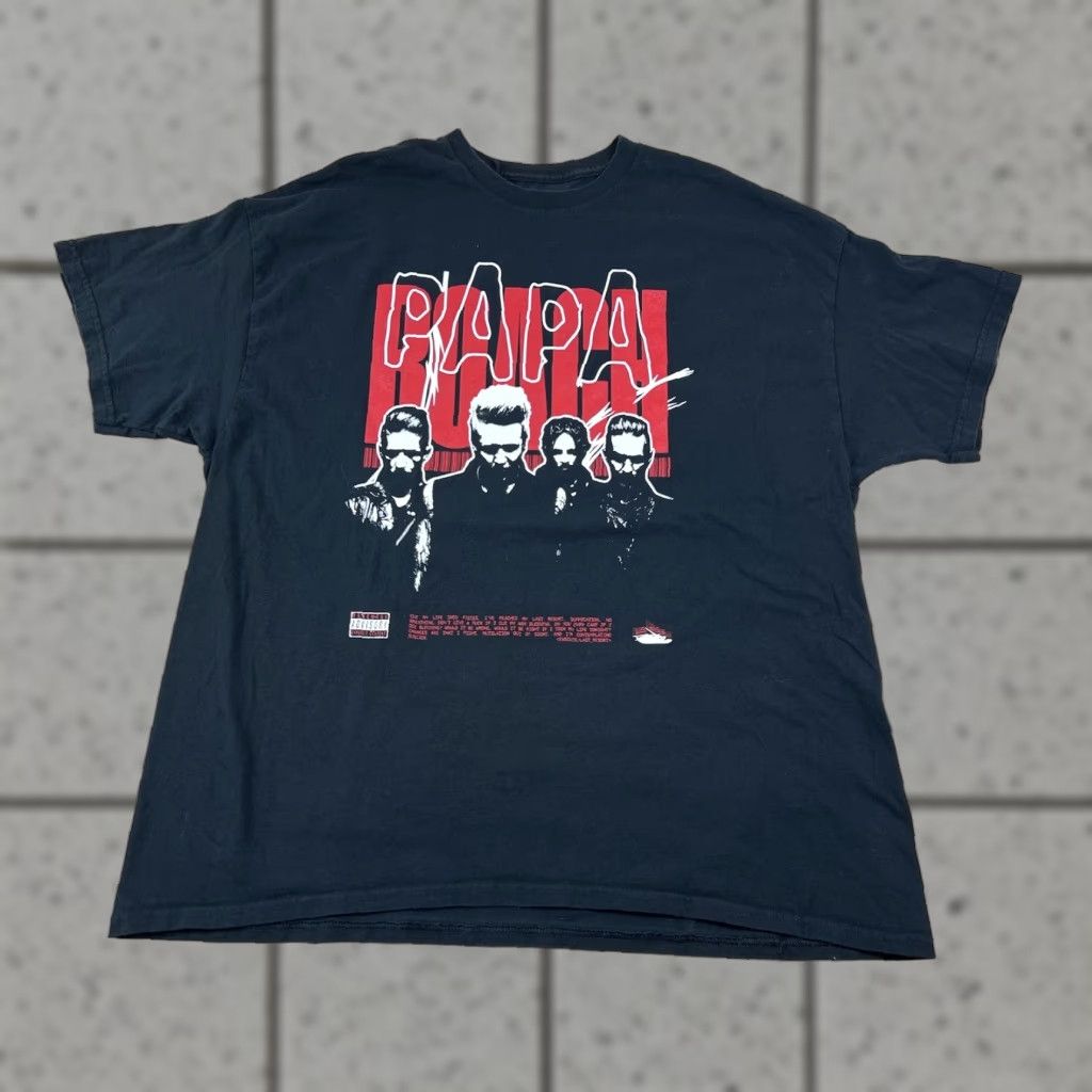 Vintage Mens Papa Roach T-Shirt Black Short Sleeve Crew Neck XL Rock Music Tour 2020s Size US XL / EU 56 / 4 - 1 Thumbnail