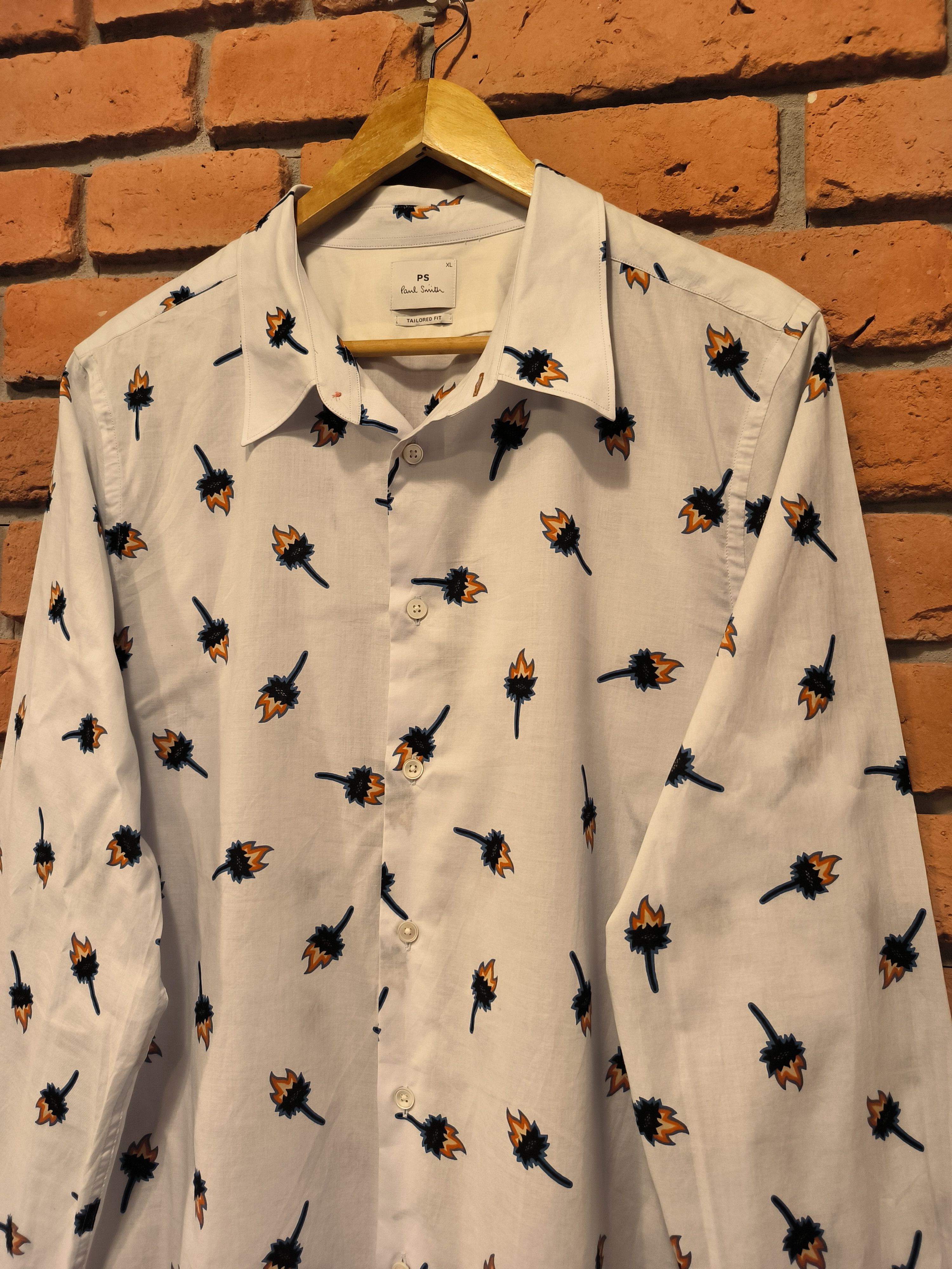 Paul Smith Paul Smith PS Shirt Long Sleeve Button-Up White Size US XL / EU 56 / 4 - 2 Thumbnail