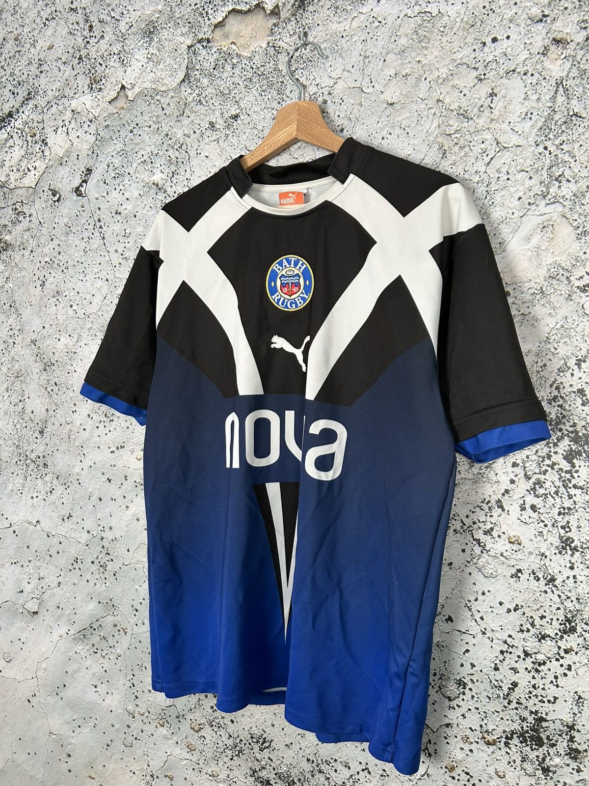 Puma Vintage Bath Rugby Jersey Puma Sportswear 90s England Size US L / EU 52-54 / 3 - 2 Thumbnail