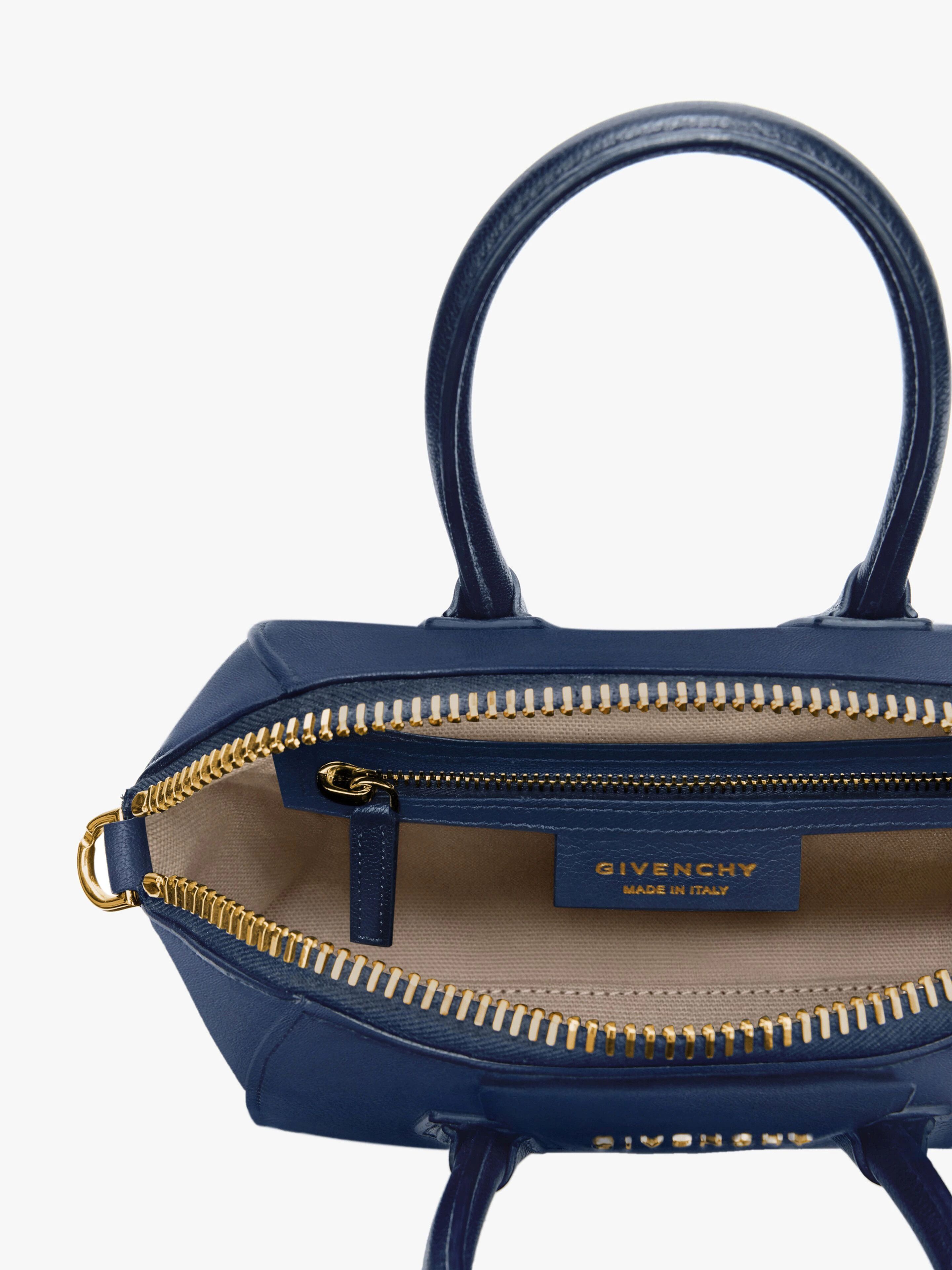 Givenchy o1srvl11e0825 Size: OS / Small Antigona Bag in Blue Size ONE SIZE - 5 Thumbnail