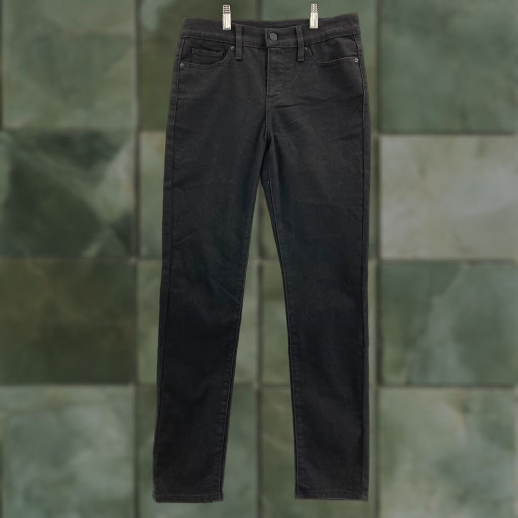 Levi's LEVI'S Levi Strauss Jeans Womens Skinny 30x29 Black Denim Stretch Mid Rise 5-Pocket Regular Clothing Men? Size 30" / US 8 / IT 44 - 1 Thumbnail