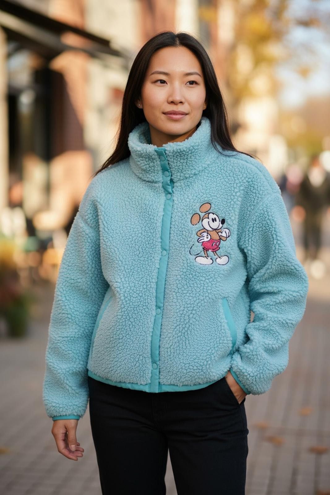 Disney Disney Mickey Mouse Sherpa Jacket - NWT (New) Size XL / US 12-14 / IT 48-50 - 1 Thumbnail