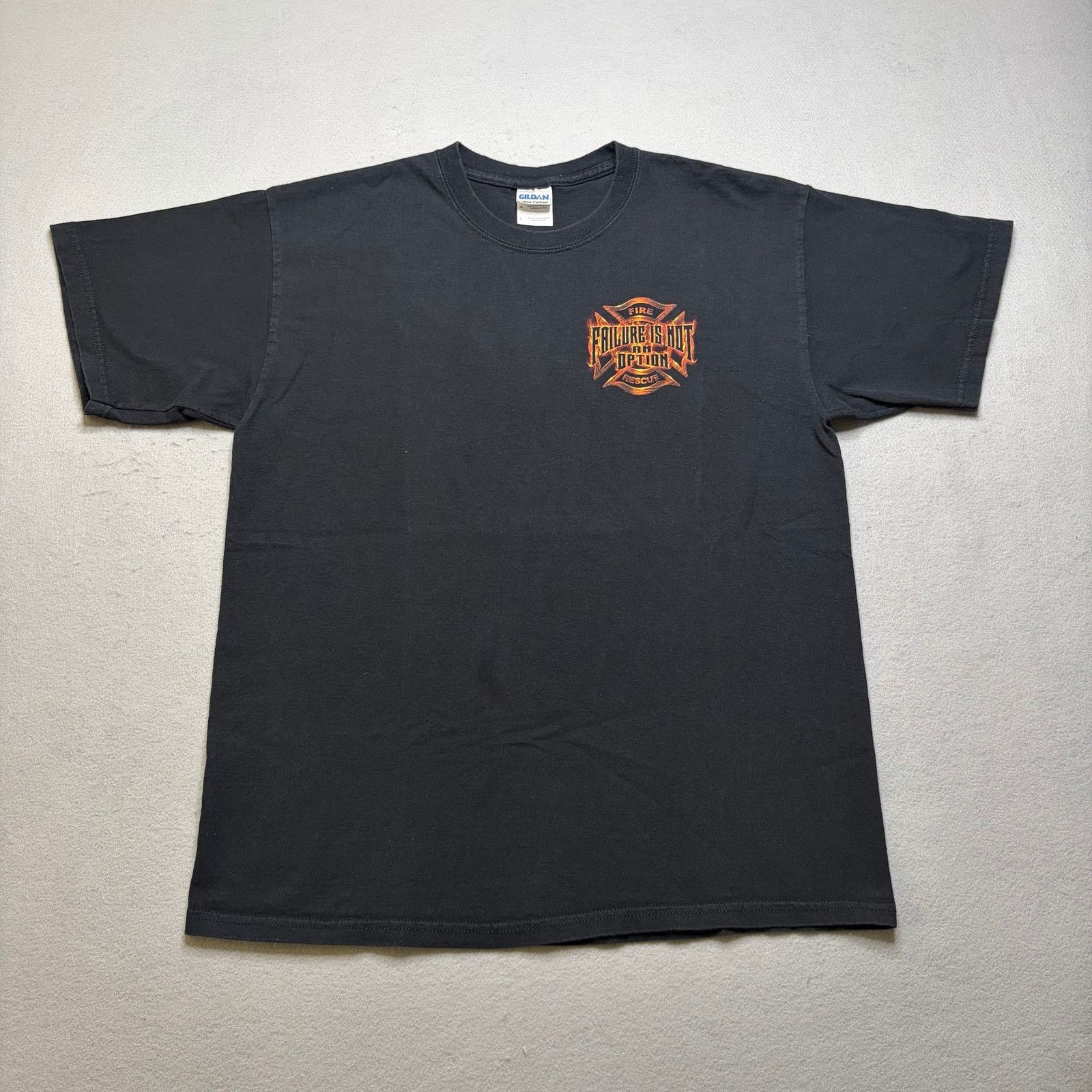 Gildan Vintage Failure Is Not An Option Rescue T Shirt Men’s Large Size US L / EU 52-54 / 3 - 1 Thumbnail