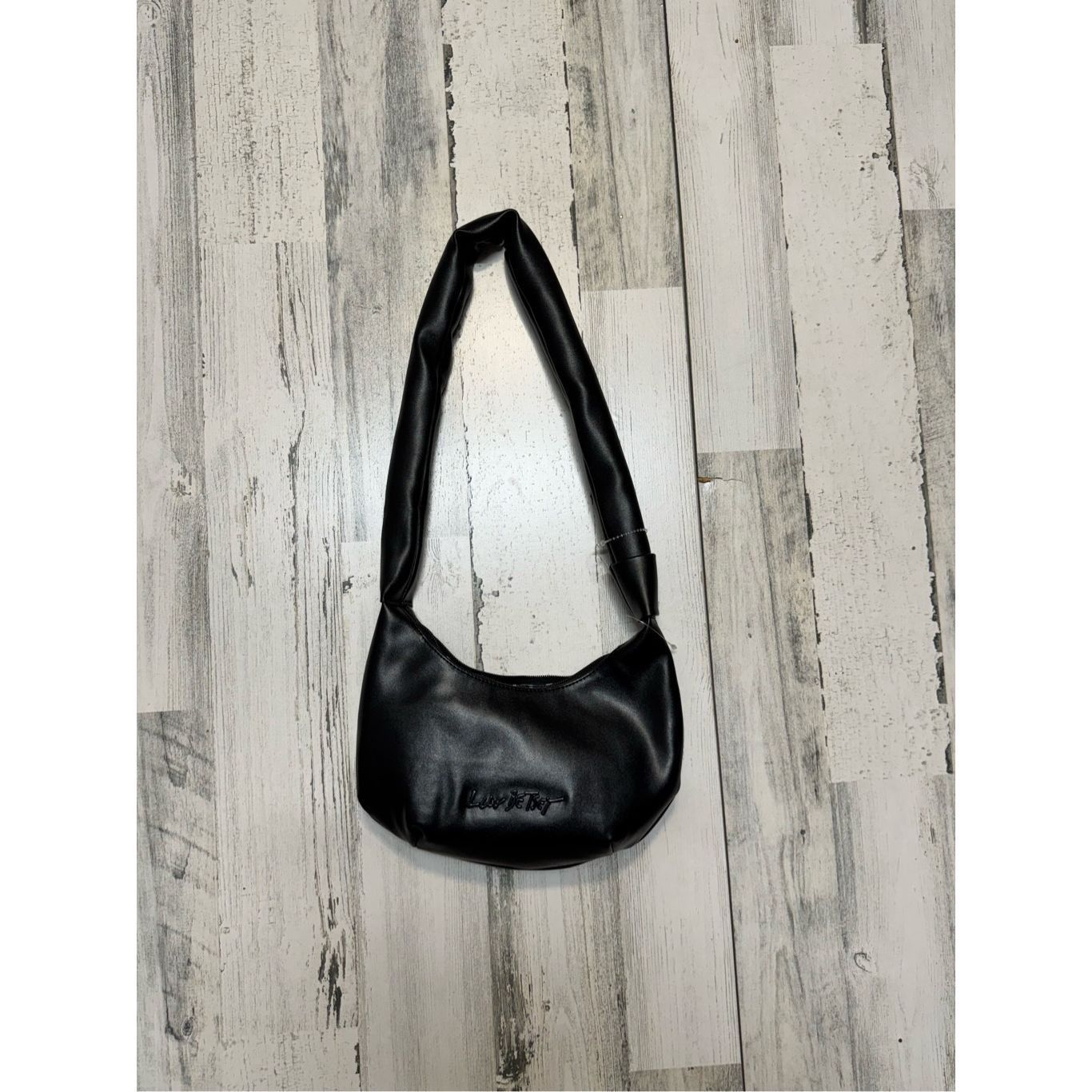 Betsey Johnson Betsey Johnson Black Faux Leather Shoulder Bag | Soft Hobo P Size ONE SIZE - 2 Thumbnail
