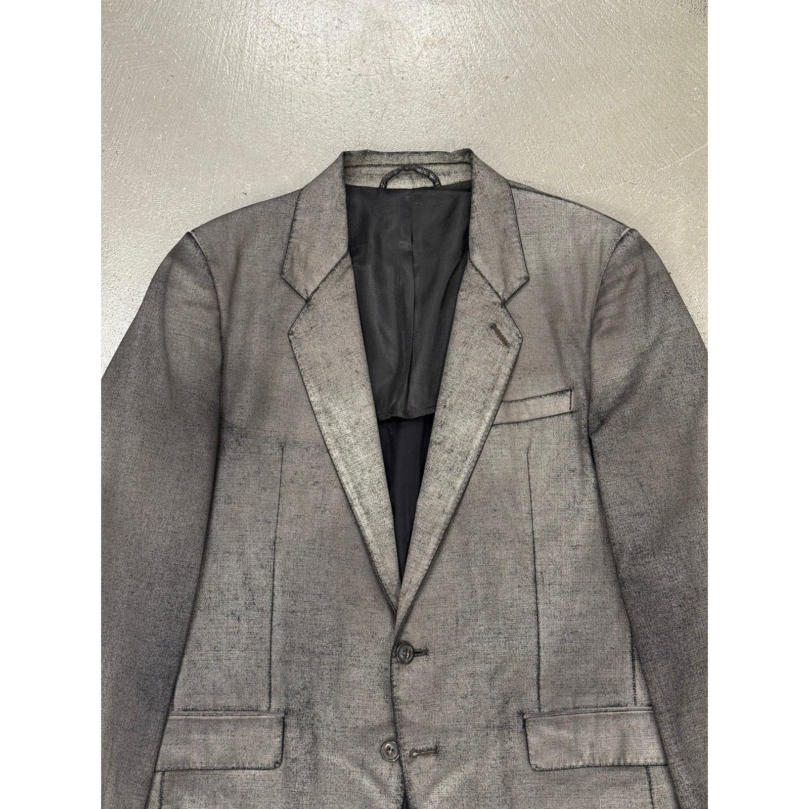 Maison Margiela A/W2008 Maison Margiela painted cracked blazer Size XL / US 12-14 / IT 48-50 - 3 Thumbnail
