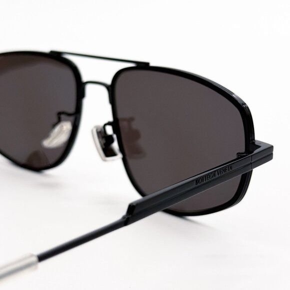 Bottega Veneta NEW BOTTEGA VENETA SUNGLASSES BV1125S 001 AVIATOR BLACK UNIS Size ONE SIZE - 6 Thumbnail