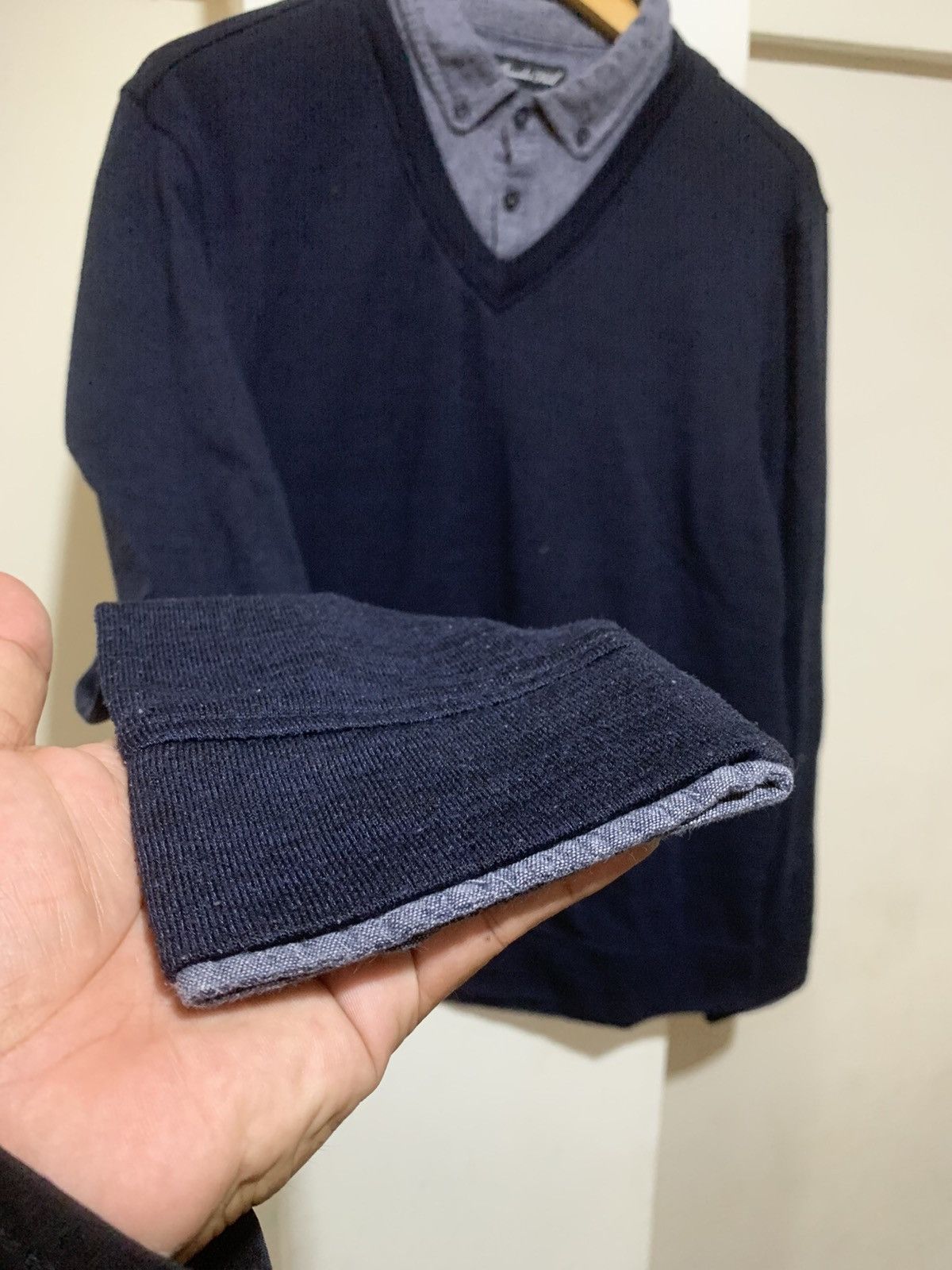 Raf Simons Double Layer BrooksHill Raf Simon Style Longsleeve Shirt Tee Size US L / EU 52-54 / 3 - 2 Thumbnail