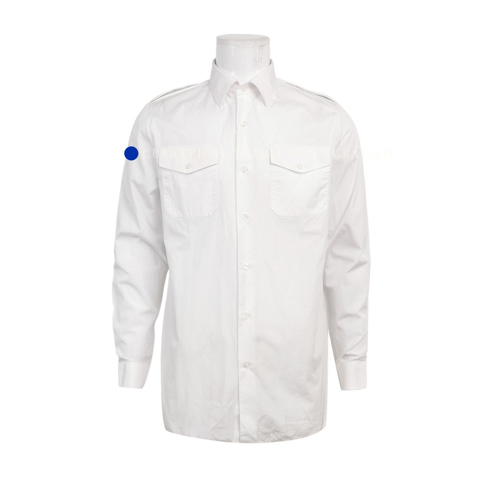 Prada Classic White Cotton Button Up Shirt Size US L / EU 52-54 / 3 - 1 Thumbnail