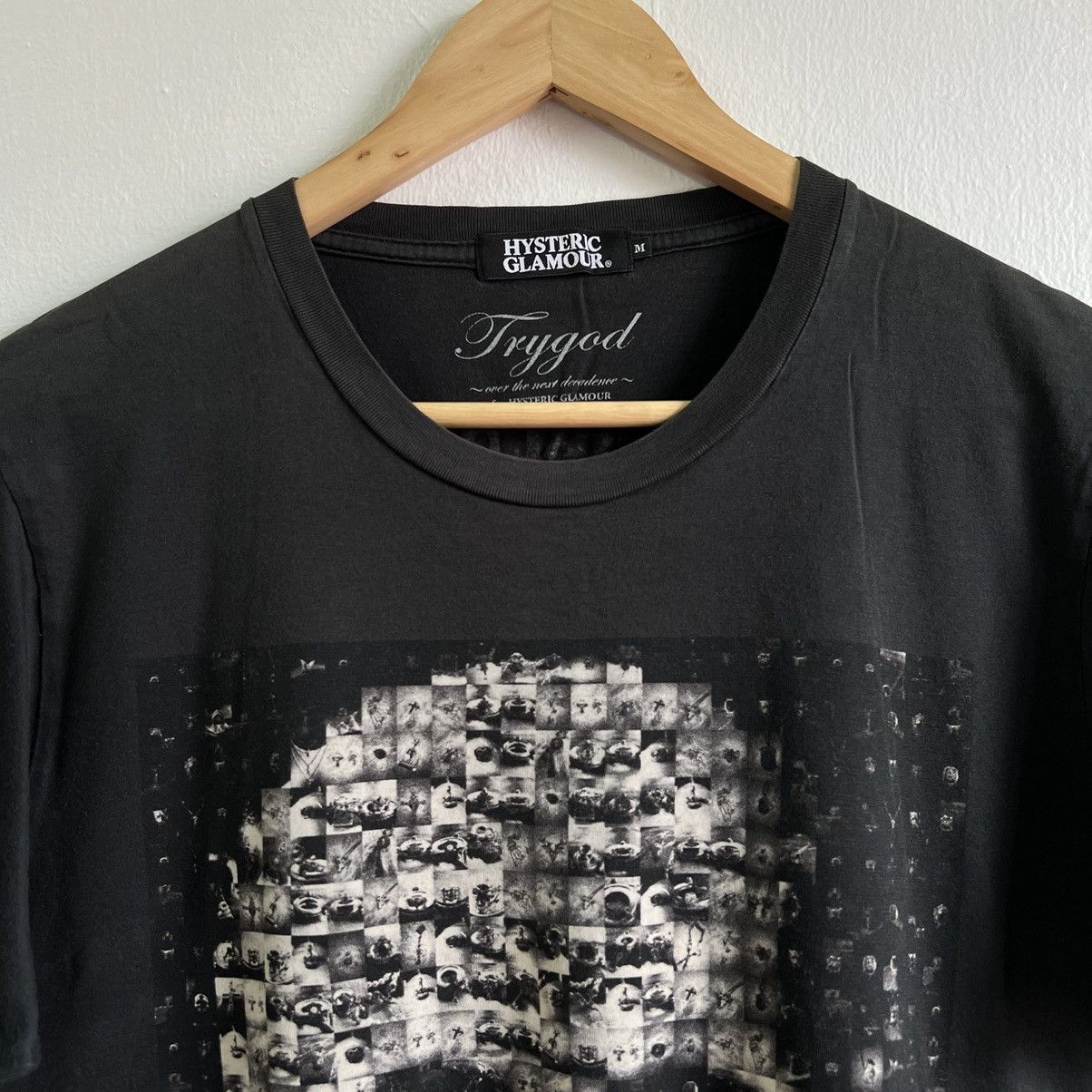 Hysteric Glamour HYSTERIC GLAMOUR X TRYGOD SKULL TEE Size US M / EU 48-50 / 2 - 2 Thumbnail