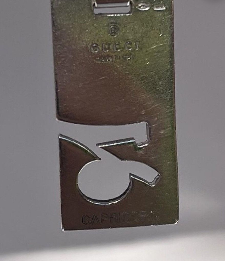 Gucci × Sterling Silver Gucci pendant zodiac sign Capricorn 925 sterling silver Size ONE SIZE - 3 Thumbnail