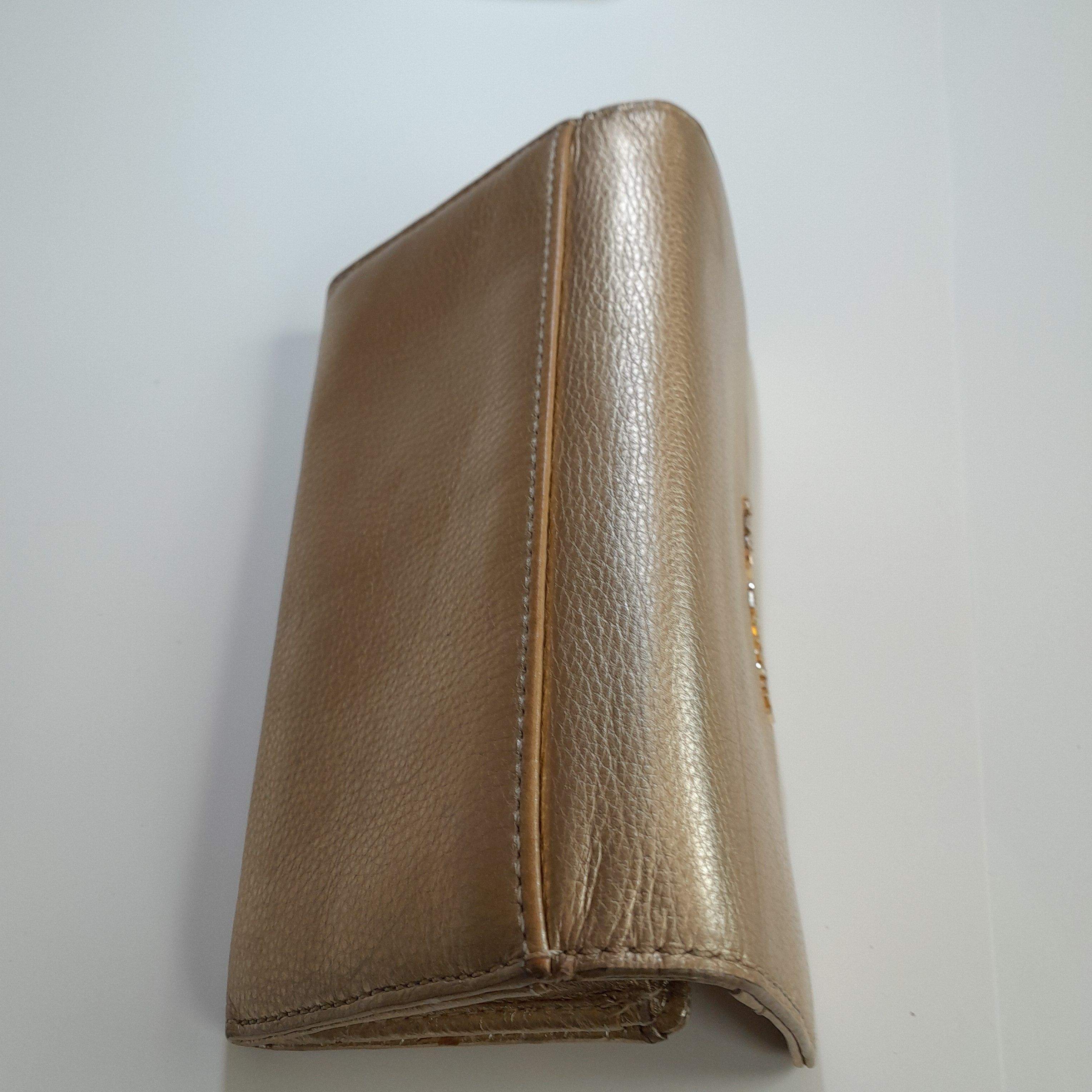 Michael Kors MICHAEL KORS JET SET TRAVEL LARGE ACCORDION WALLET GOLD Size ONE SIZE - 3 Thumbnail