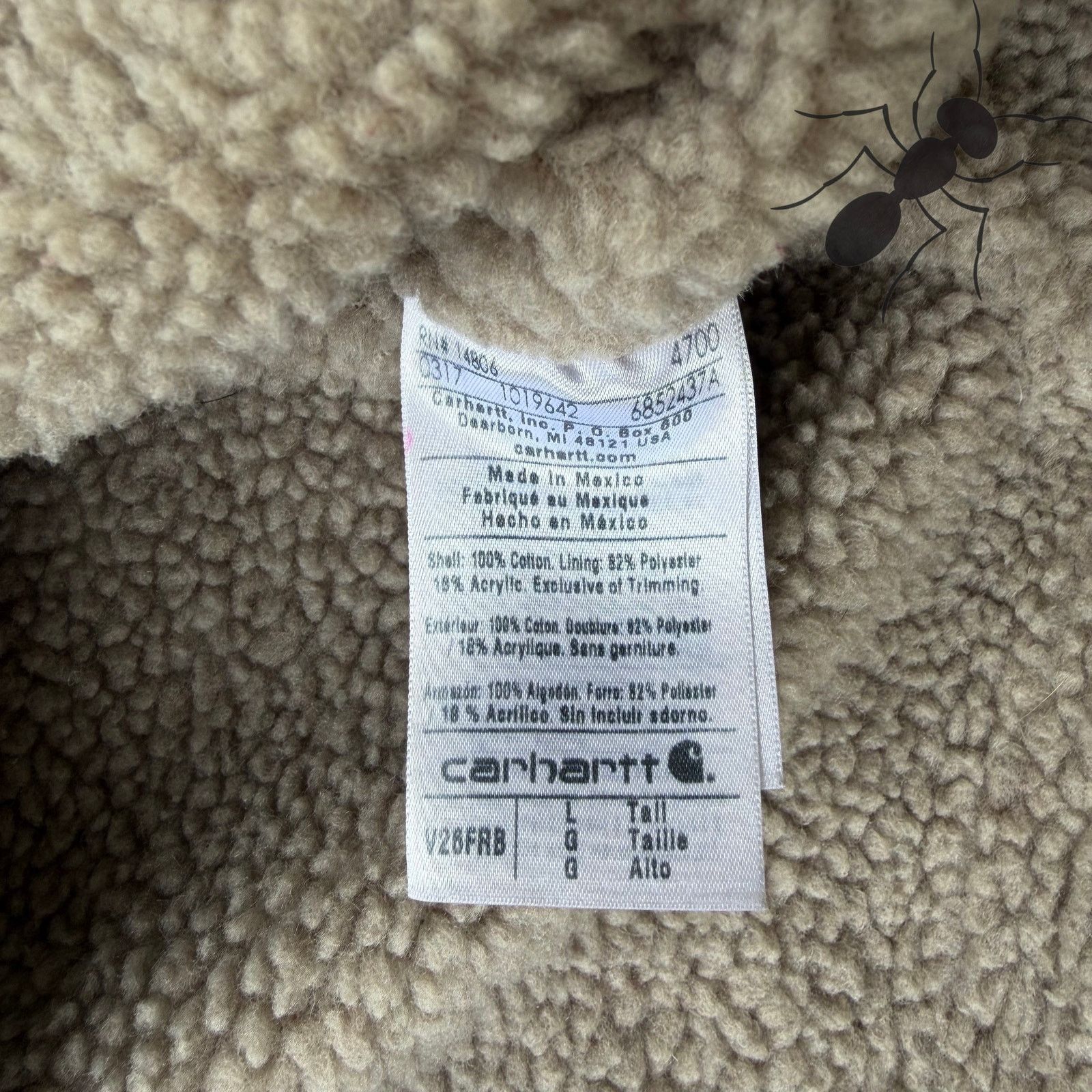Carhartt × Vintage Carhartt V26 FRB sherpa lined brown work wear vest Size US L / EU 52-54 / 3 - 3 Thumbnail