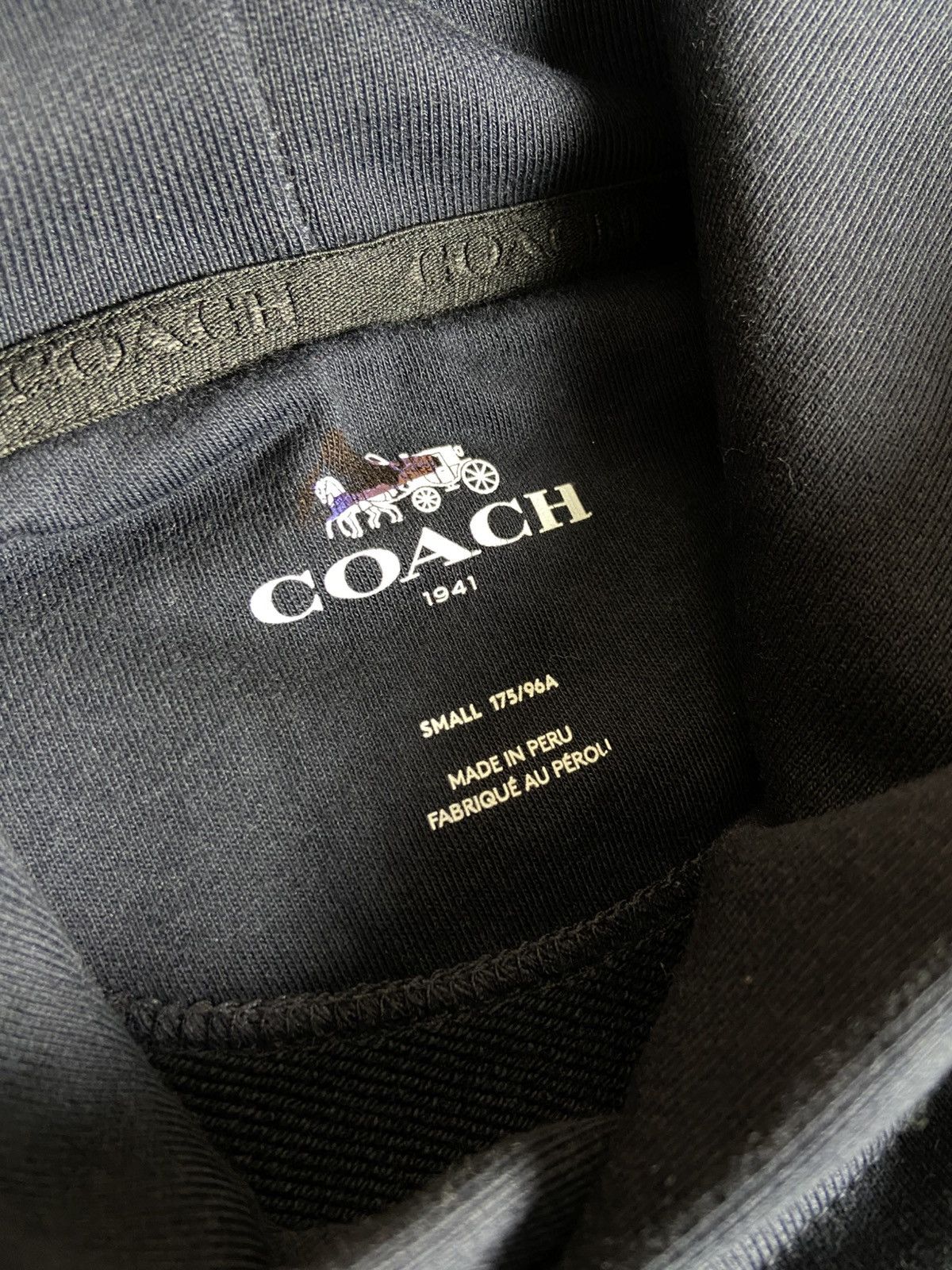 Coach Coach Rexy Patch Navy Hoody Size S Size US S / EU 44-46 / 1 - 5 Thumbnail
