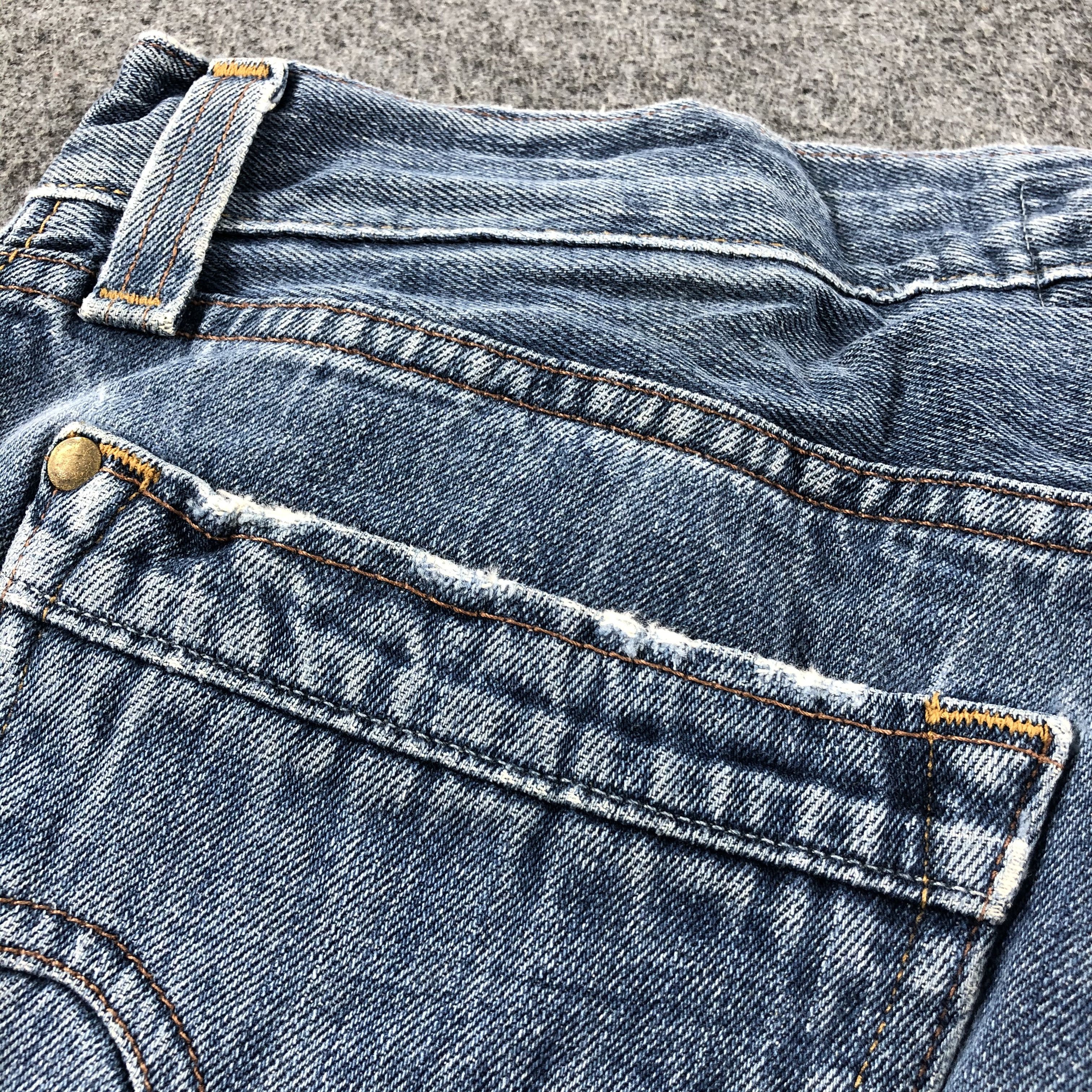 Levi's 90s Vintage Blue Wash Levis 527 Jeans-J2409 Size US 34 / EU 50 - 8 Thumbnail