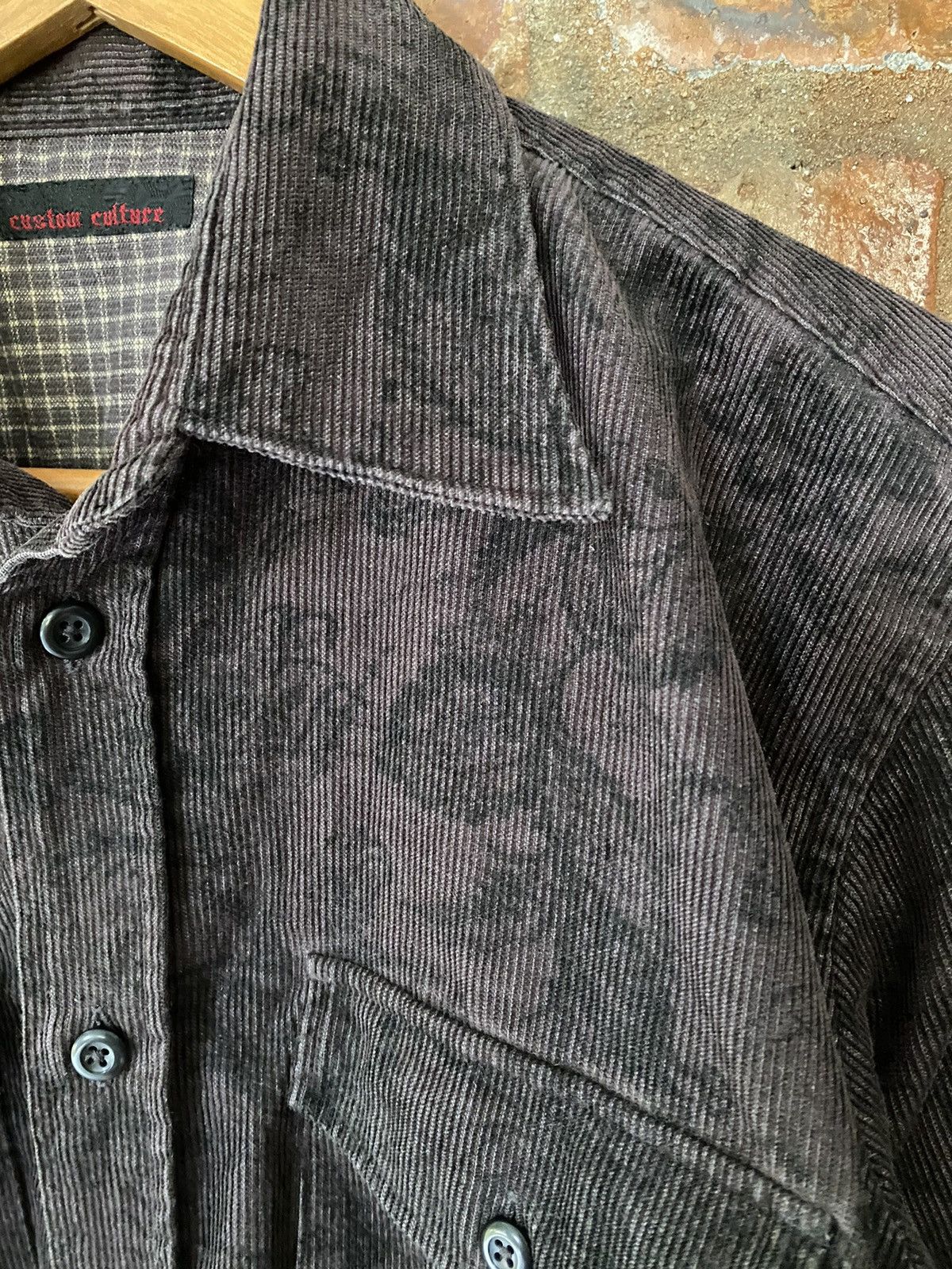 Obelisk 2000s Custom Culture Japan paisley floral corduroy shirt Size US M / EU 48-50 / 2 - 6 Thumbnail
