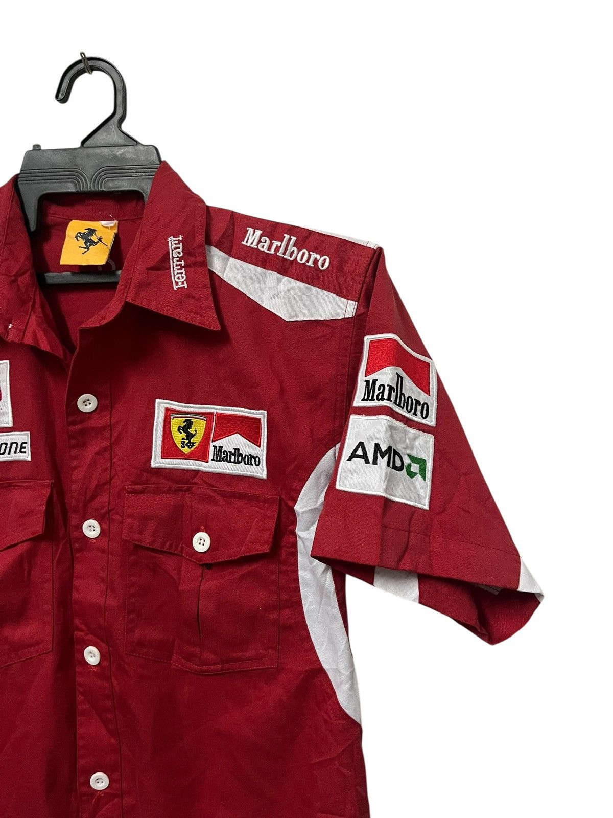 Ferrari × Formula 1 × Marlboro 🔥Vtg Ferrari Marlboro Racing 1996 Button Up Shirt Size US M / EU 48-50 / 2 - 2 Thumbnail