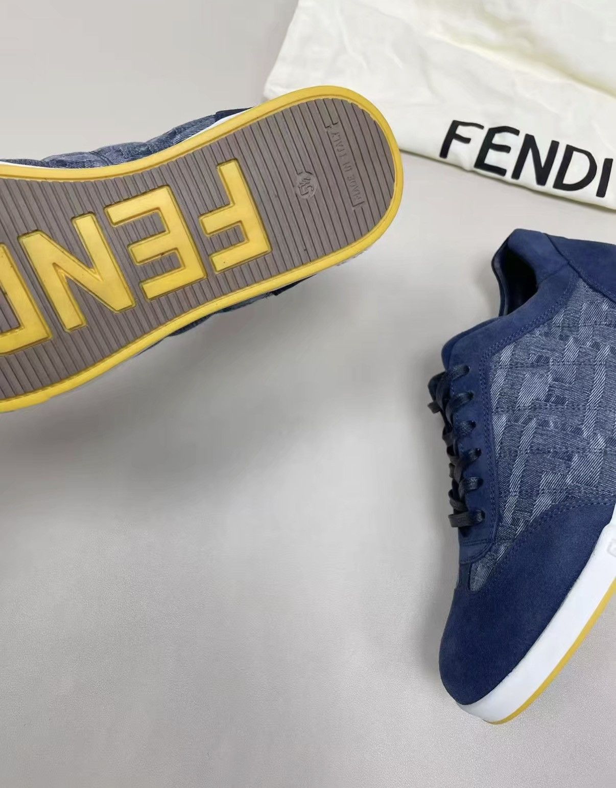 Fendi FENDI Nubuck Leather Panel Casual Shoes J30 Size US 6.5 / EU 39-40 - 7 Thumbnail