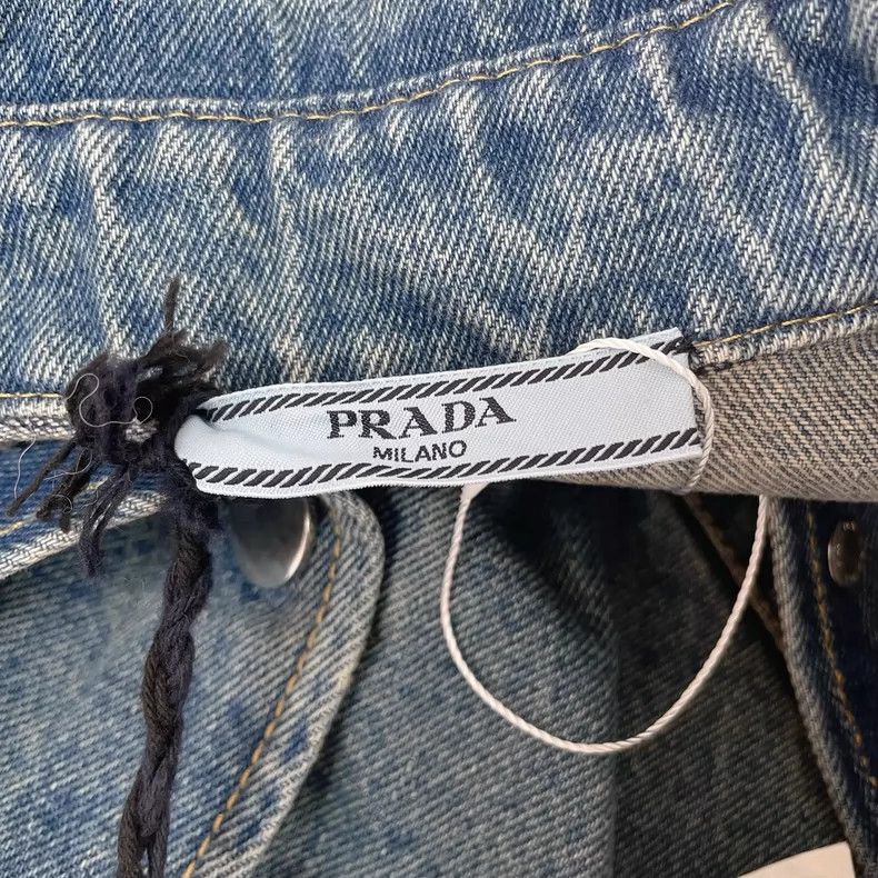 Prada Prada Blue denim jacket Size XS / US 0-2 / IT 36-38 - 6 Thumbnail