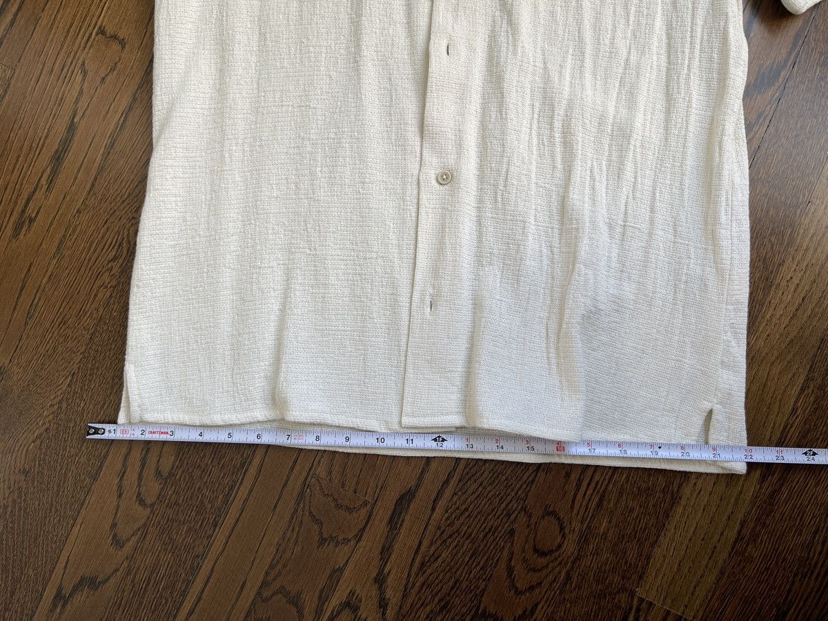Zara Zara Beige Knit Button Up Shirt Size Large new with tags Size US L / EU 52-54 / 3 - 10 Thumbnail
