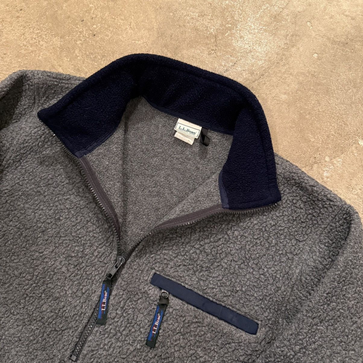 L.L. Bean L.L Bean Vintage Sherpa Fleece Synchilla Half Zip Pullover Size US L / EU 52-54 / 3 - 4 Thumbnail
