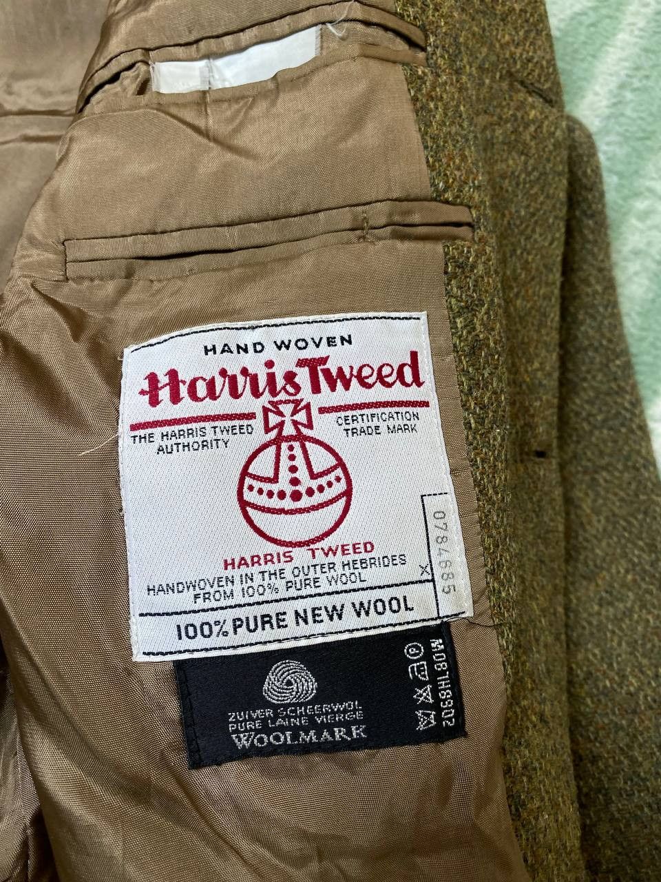 Harris Tweed vintage blazer Harris Tweed Y2K Streetwear 100% wool Size 40L - 2 Thumbnail