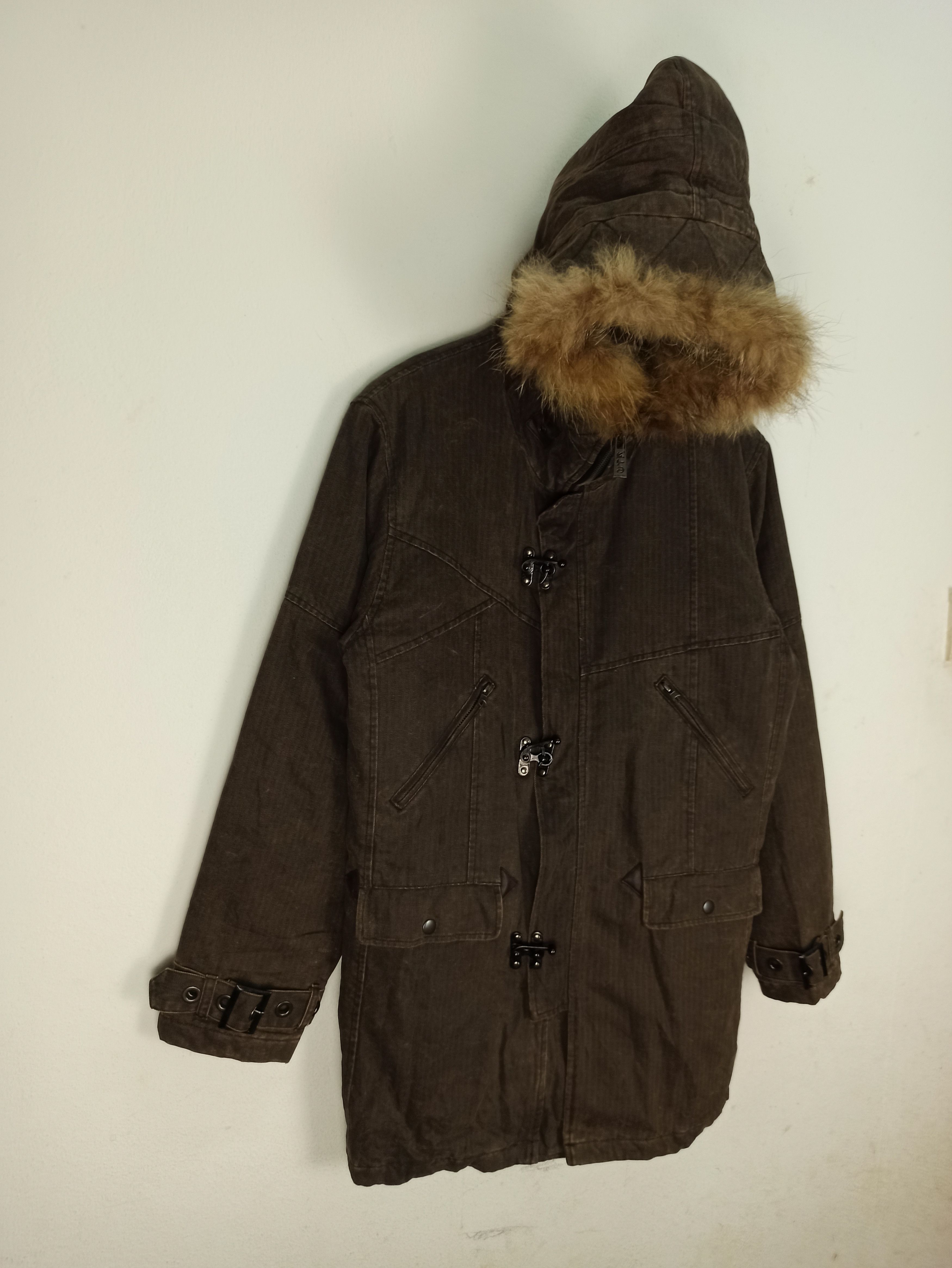 In The Attic In The Attic Homme Buckle FauxFur Hooded Bondage Punk Jacket Size US M / EU 48-50 / 2 - 3 Thumbnail