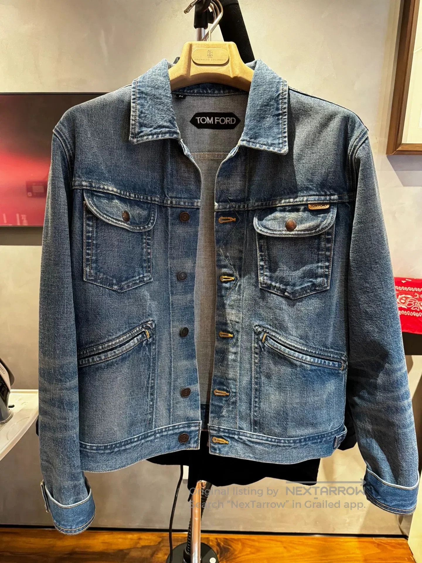 Tom Ford Tom Ford Men's Denim Jacket. Size US M / EU 48-50 / 2 - 1 Thumbnail