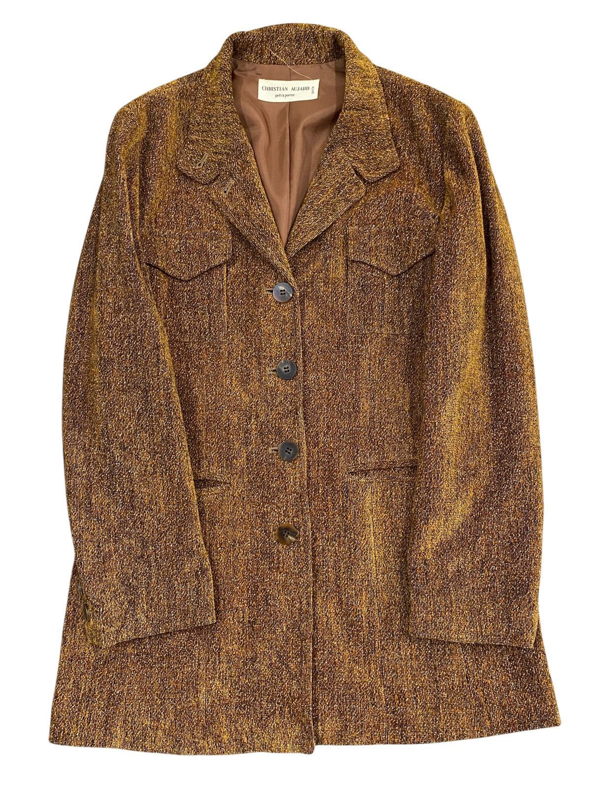 Vintage Christian Aujard Button Jacket Size M / US 6-8 / IT 42-44 - 1 Thumbnail