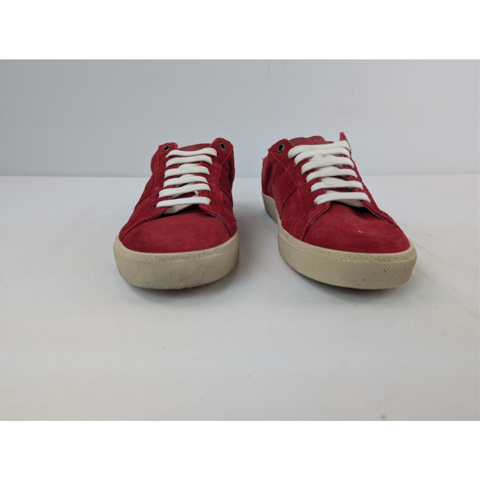Saint Laurent Paris o1rshd1 SL/06 Low-Top Sneakers in Red Size US 6 / EU 39 - 8 Thumbnail