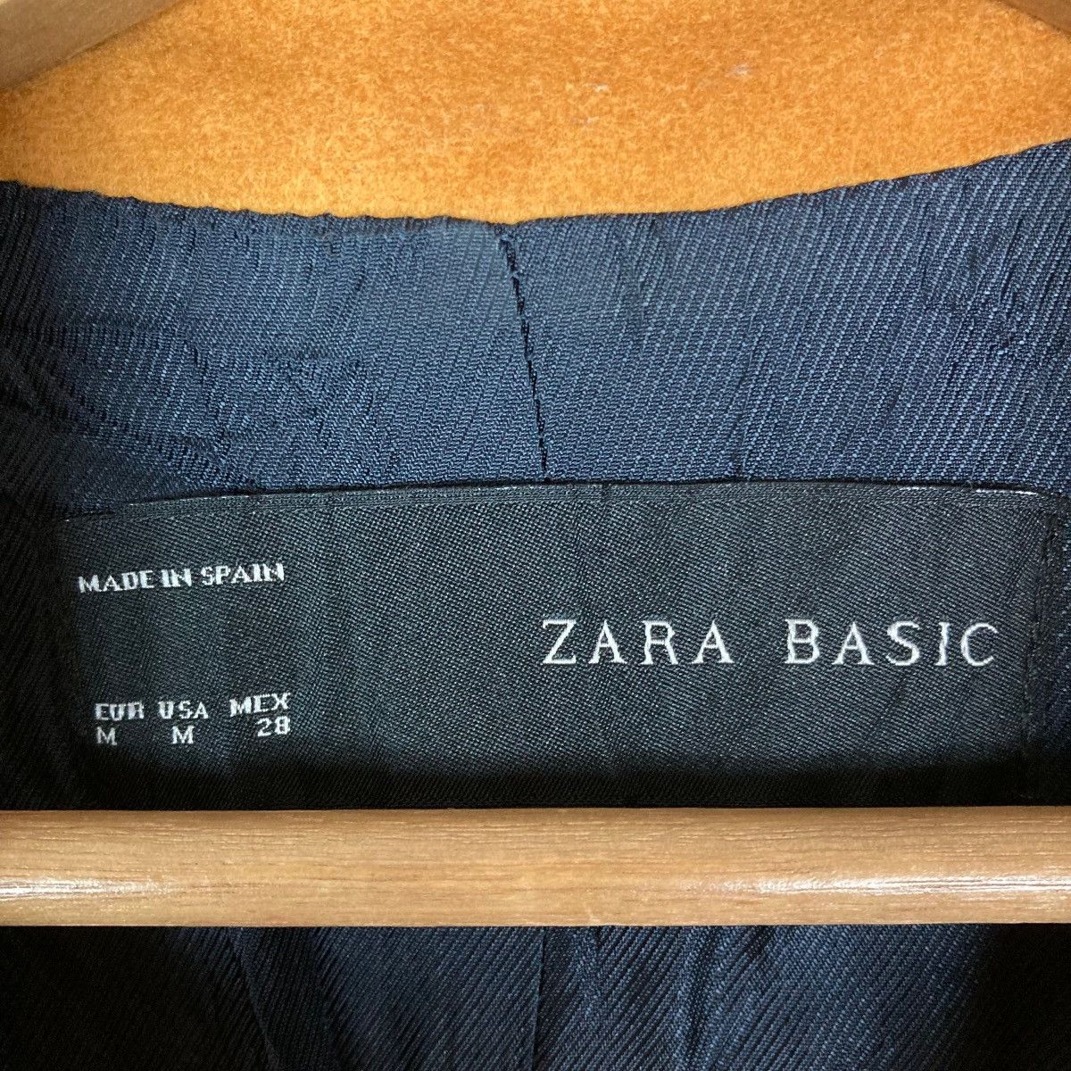 Zara Zara Basic Double Breasted Medium Long Coat Jacket Size US M / EU 48-50 / 2 - 5 Thumbnail