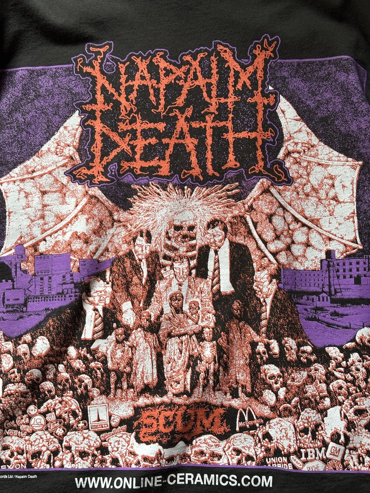 Online Ceramics Online Ceramics x Napalm Death Long Sleeve tee Size US L / EU 52-54 / 3 - 3 Thumbnail