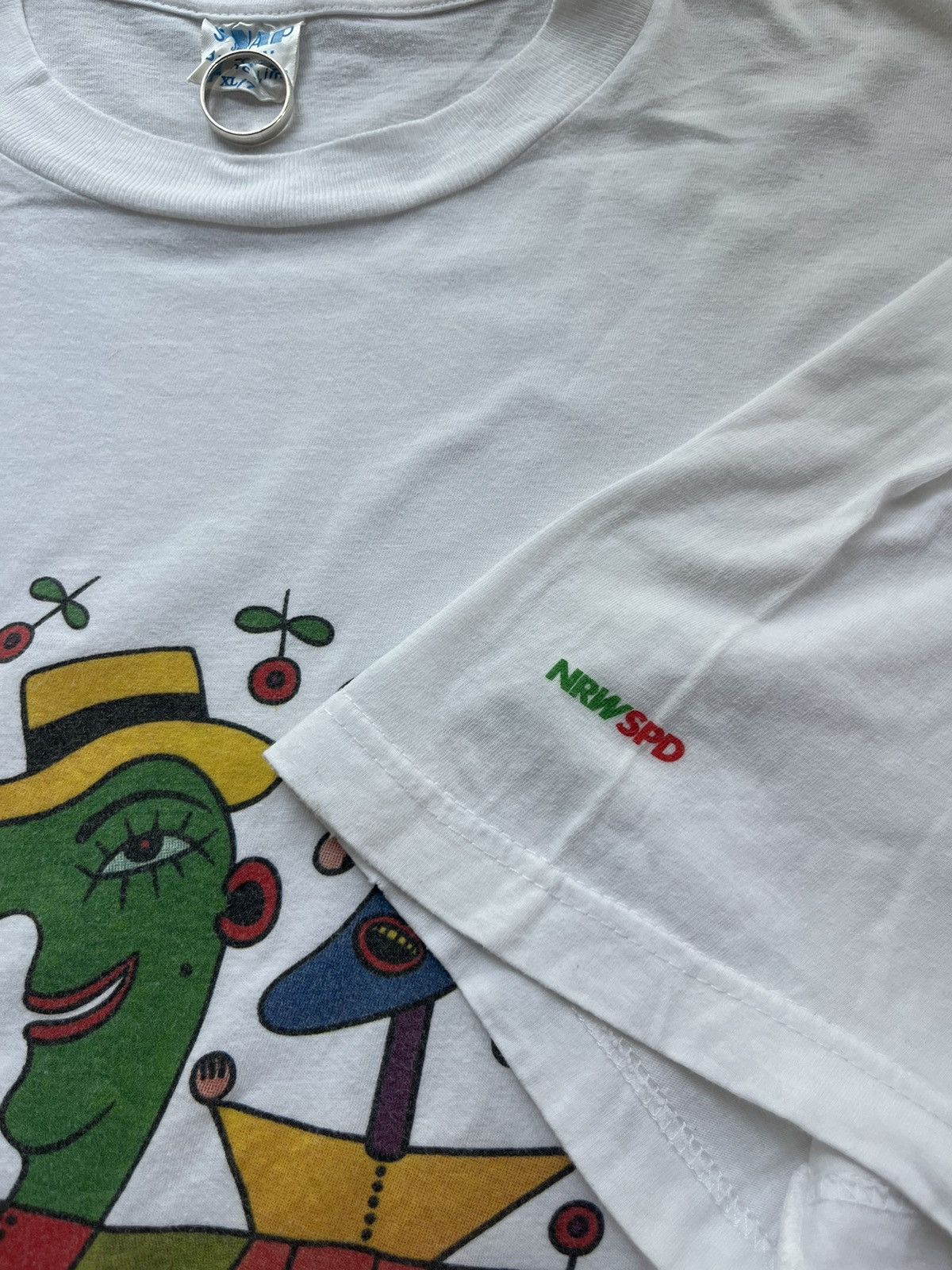 Vintage Vintage Artwork VON GUSTAVO NRW SPD 90’s Tshirt Size US XL / EU 56 / 4 - 7 Thumbnail