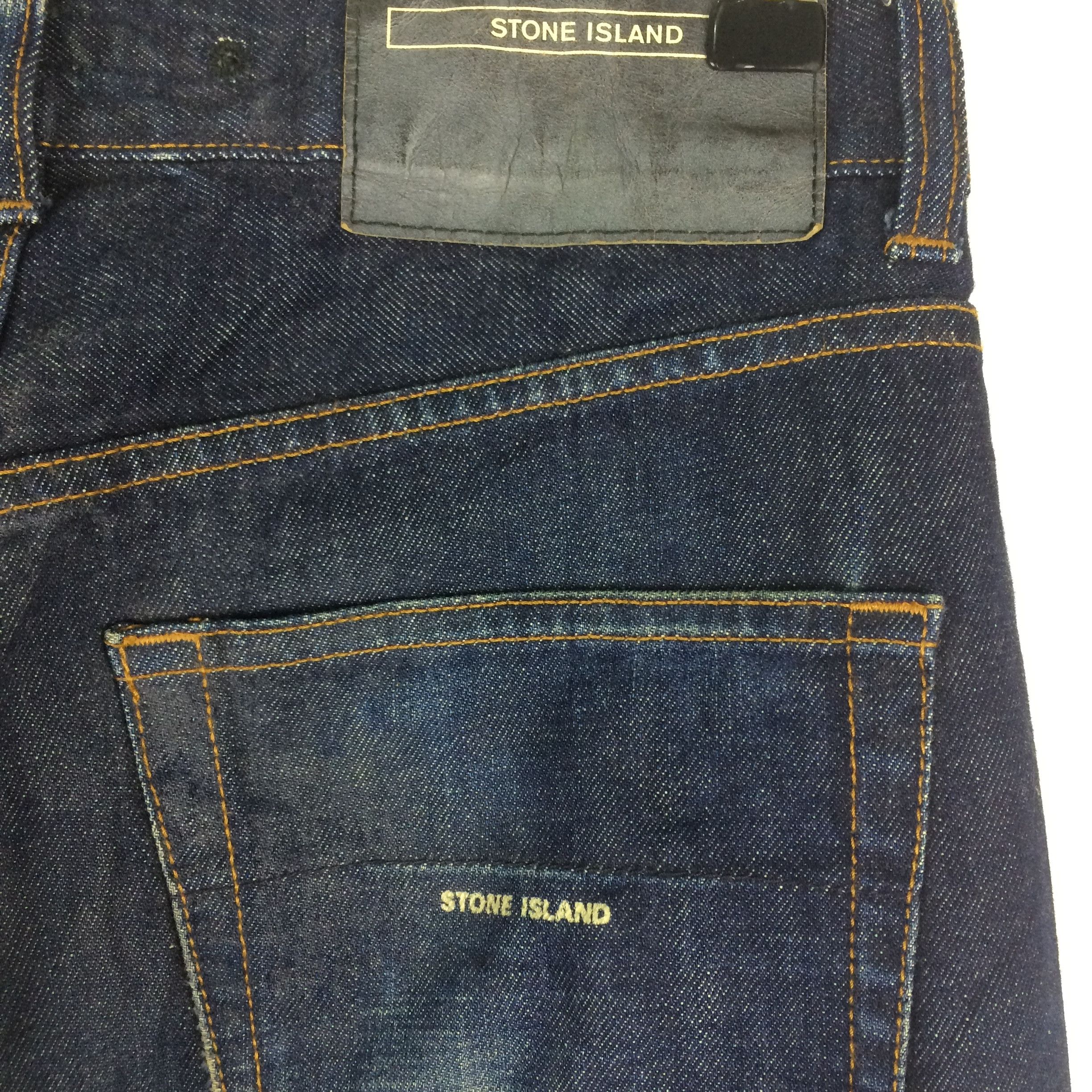 Stone Island X5 Genuine Stone Island Blue Jeans MADE IN ITALY W31 L42 Size US 31 - 3 Thumbnail