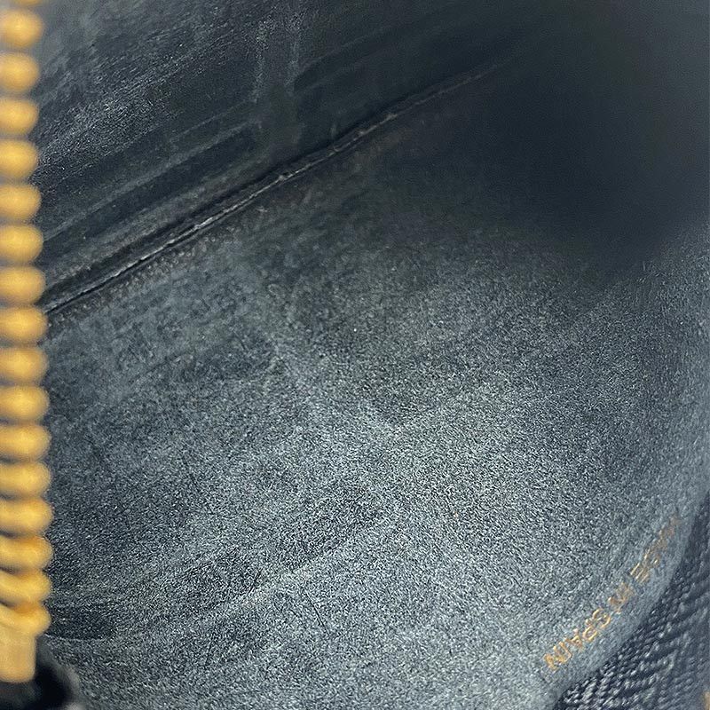 Comme des Garcons Wallet Coin Case Leather Embossed Design Black Size ONE SIZE - 6 Thumbnail