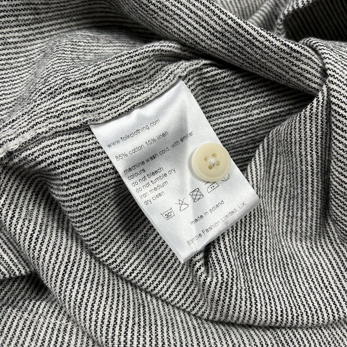Folk Designer Folk mens Linen/Cotton button up shirt Size US XL / EU 56 / 4 - 5 Thumbnail